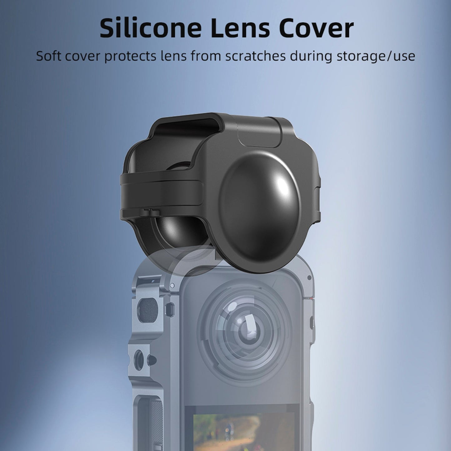 Utility Frame Case Cage for Insta360 X5 Protective Case Silicone Lens Cap Guard