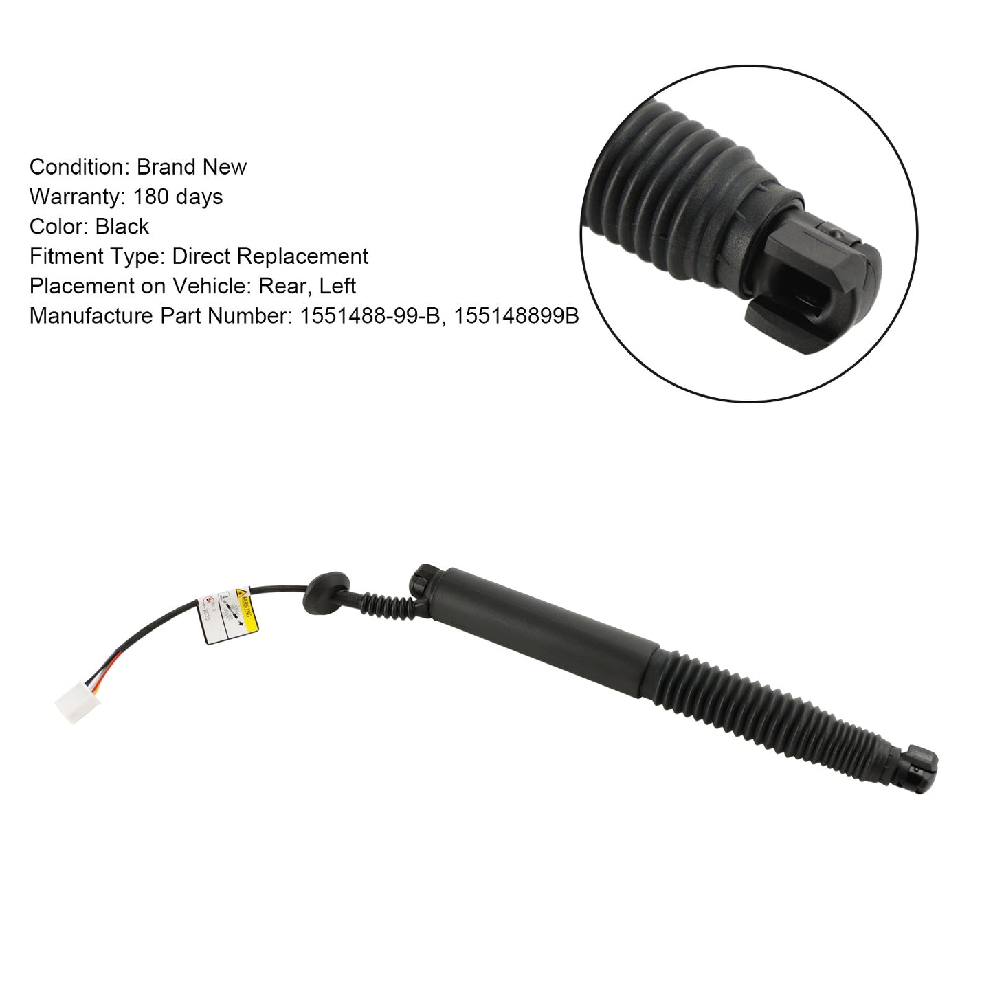 2021-2023 Tesla Model 3 Power Tailgate Power Lift Support Struthz Left Side