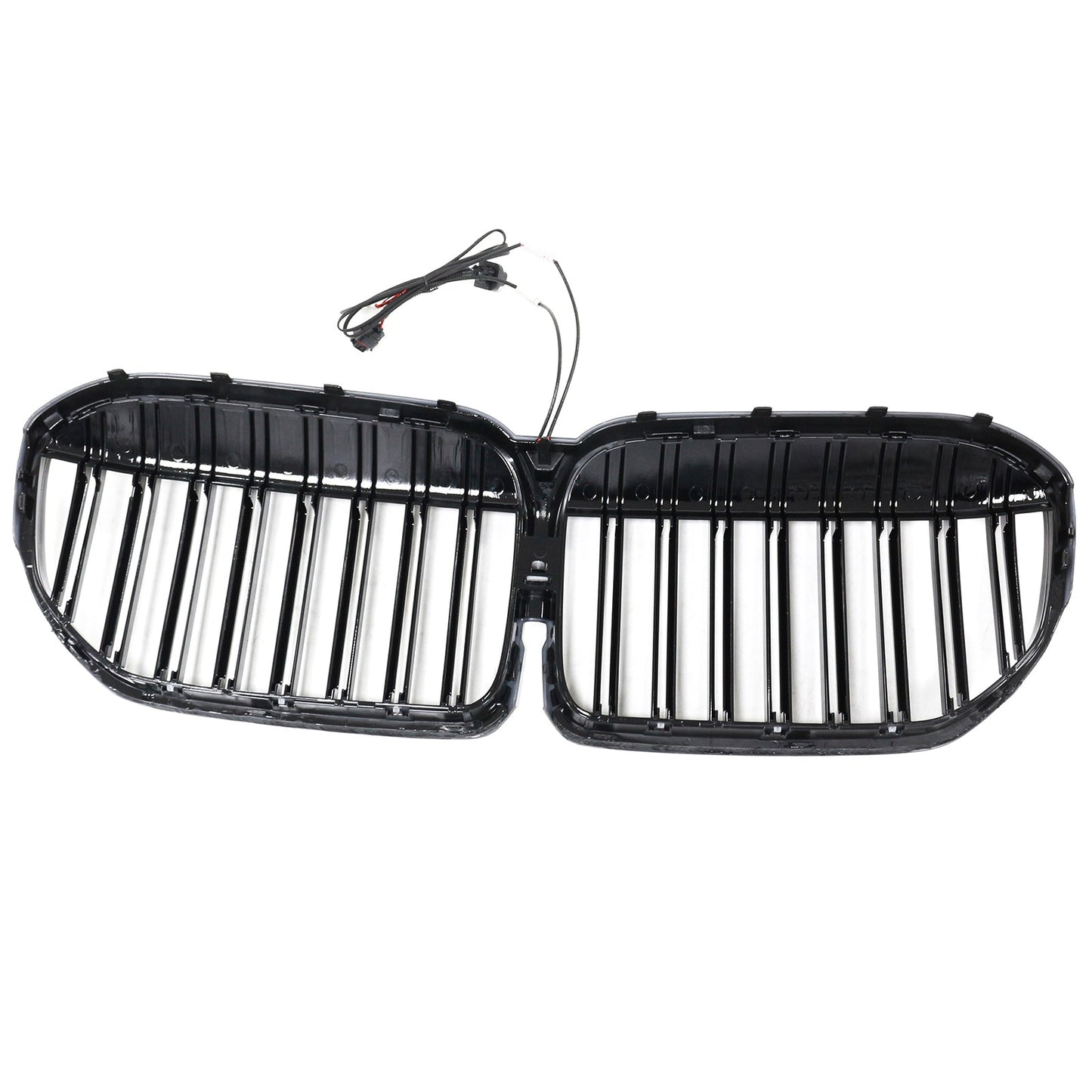 2019-2022 BMW 7 Series G11 G12 Double Slat Gloss Black Front Grill Grille