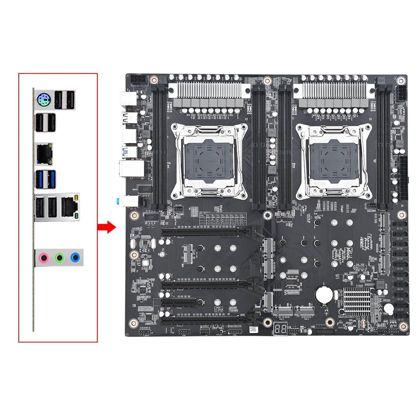 X99 Dual-Channel Motherboard PRO Desktop Computer Motherboard LGA2011-3 V3/V4