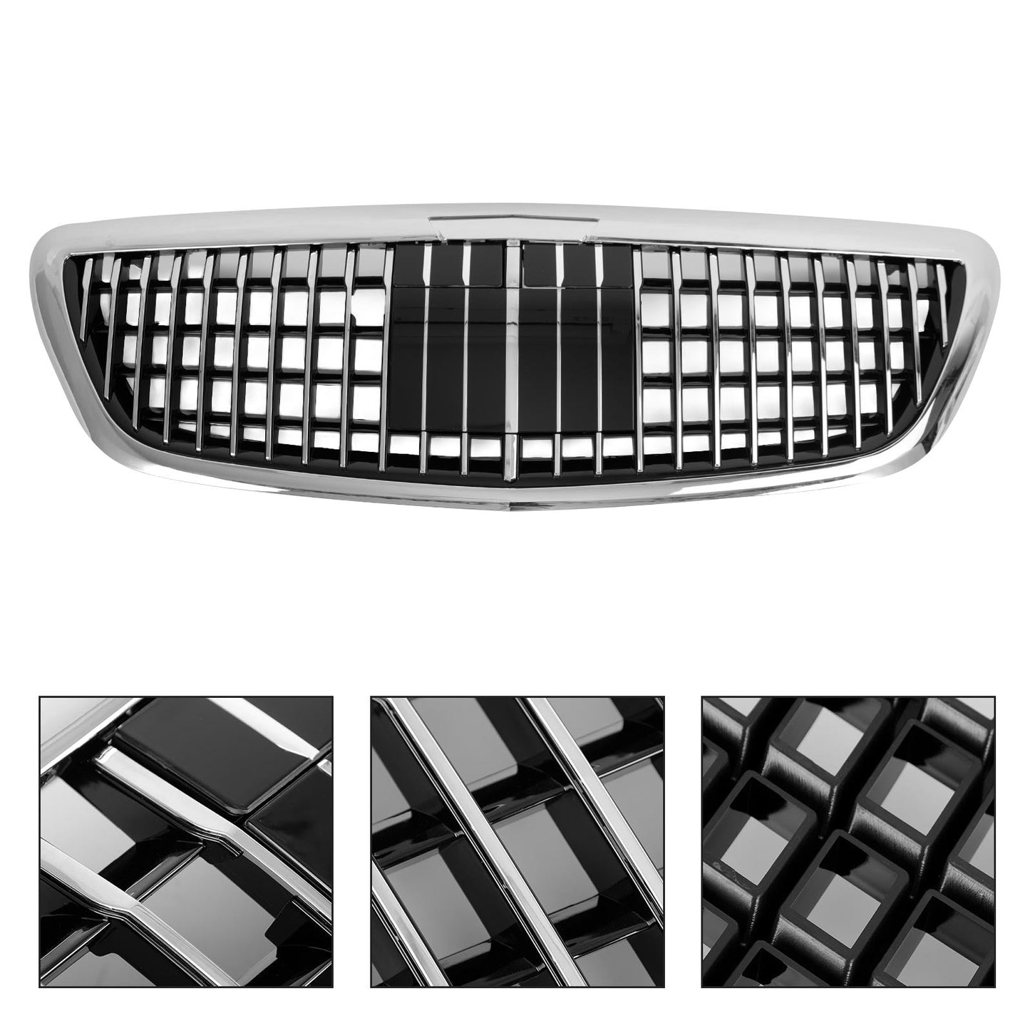 S class W222 2014-2020 S680 Mercedes Benz Maybach Style Car Grille with ACC