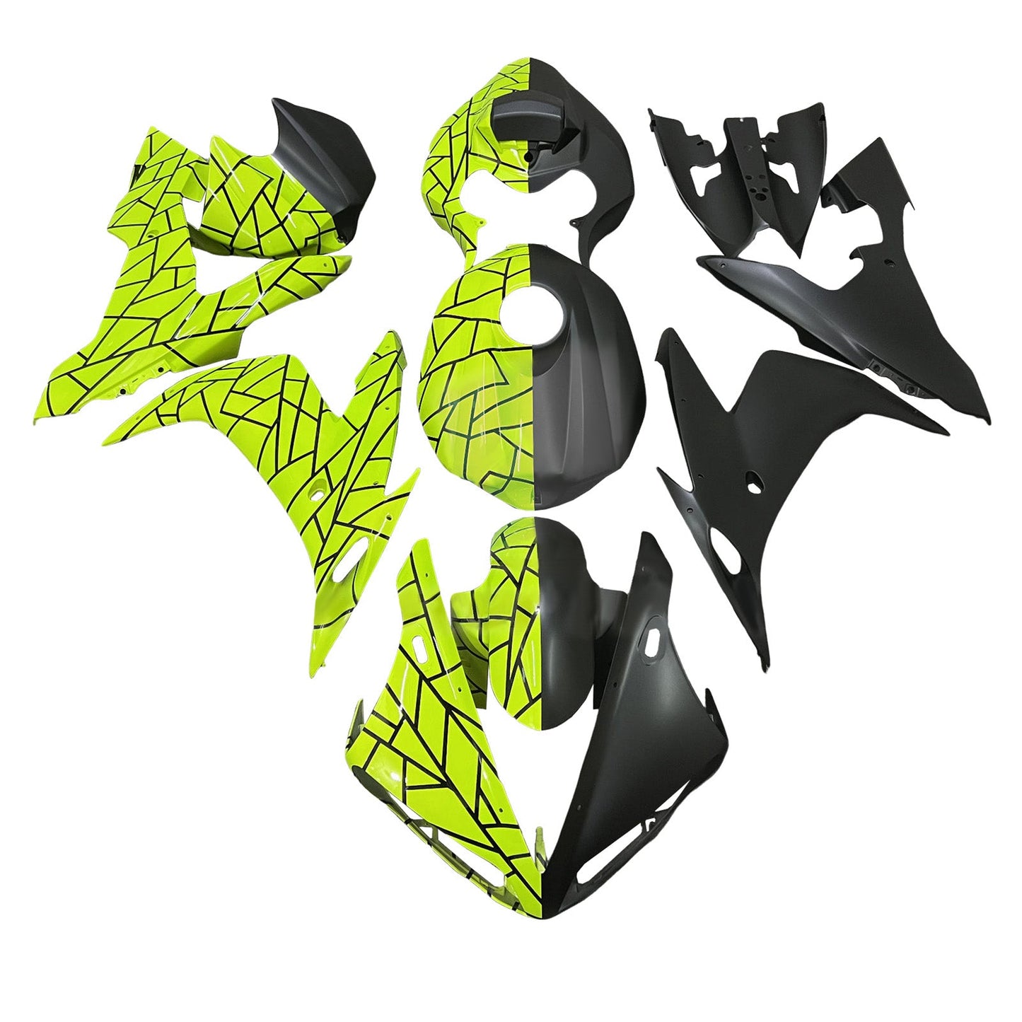 Injection Fairing Kit Bodywork Plastic ABS For Yamaha YZFR1 YZF-R1 2004-2006