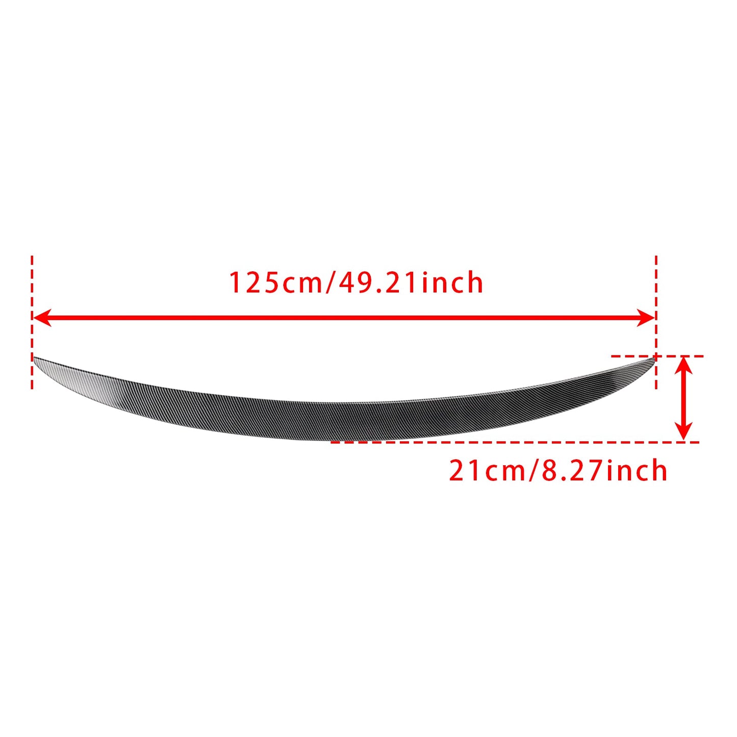 2017-2023 BMW G30 G38 F90 M5 MP Carbon Fiber Style Rear Trunk Spoiler Wing