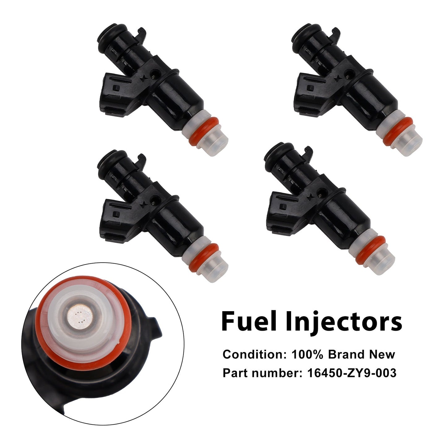 Fuel Injectors Fit for Honda BF90D BF75 16450-ZY9-003 4PCS&nbsp;