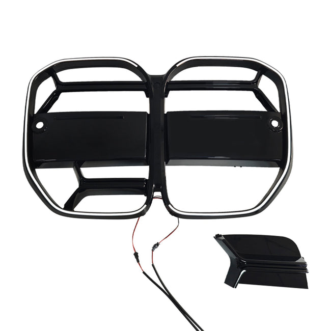 2020-2025 Fit BMW 4 Series G22 G23 G82 W/ACC CS-Style Front Bumper Grille Grill Fit BMW 4 Series G22 G23 G82 W/ ACC