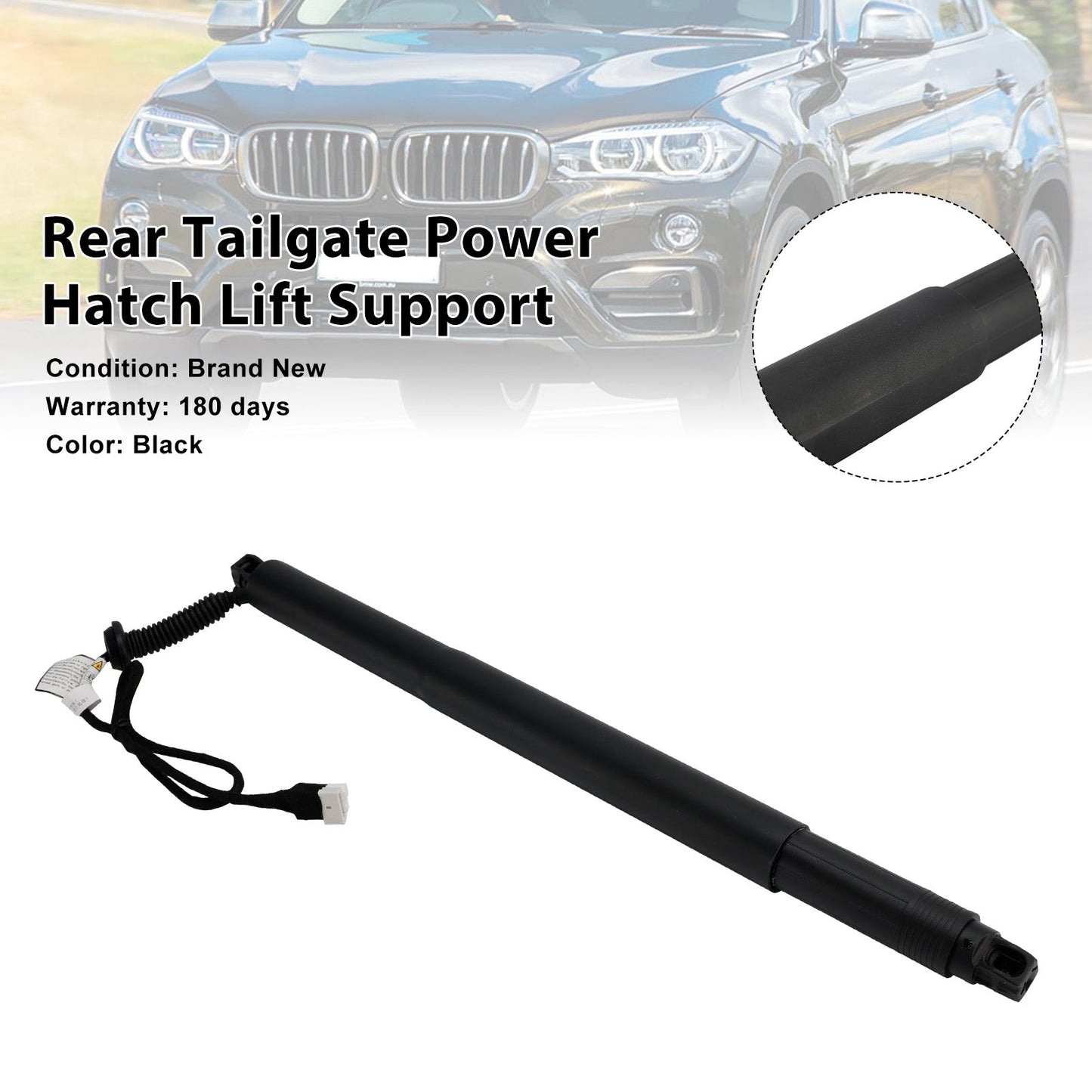 2014-2019 BMW X6 F16 SUV xDrive 30d 2993ccm 258HP 190KW (Diesel) Rear Right Tailgate Power Lift Support 51247434044