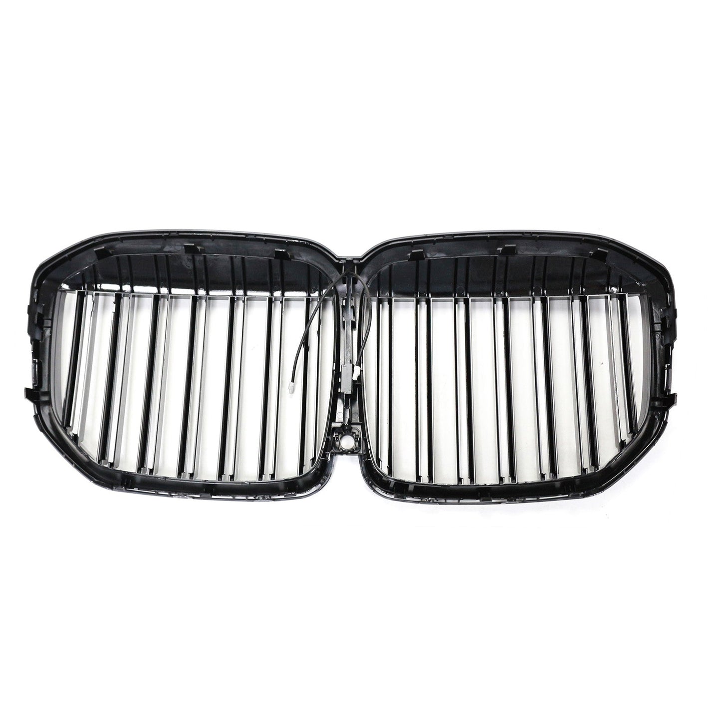 2019-2022 Fit BMW X7 G07 Double Slat Gloss Black Front Kidney Grill Grille