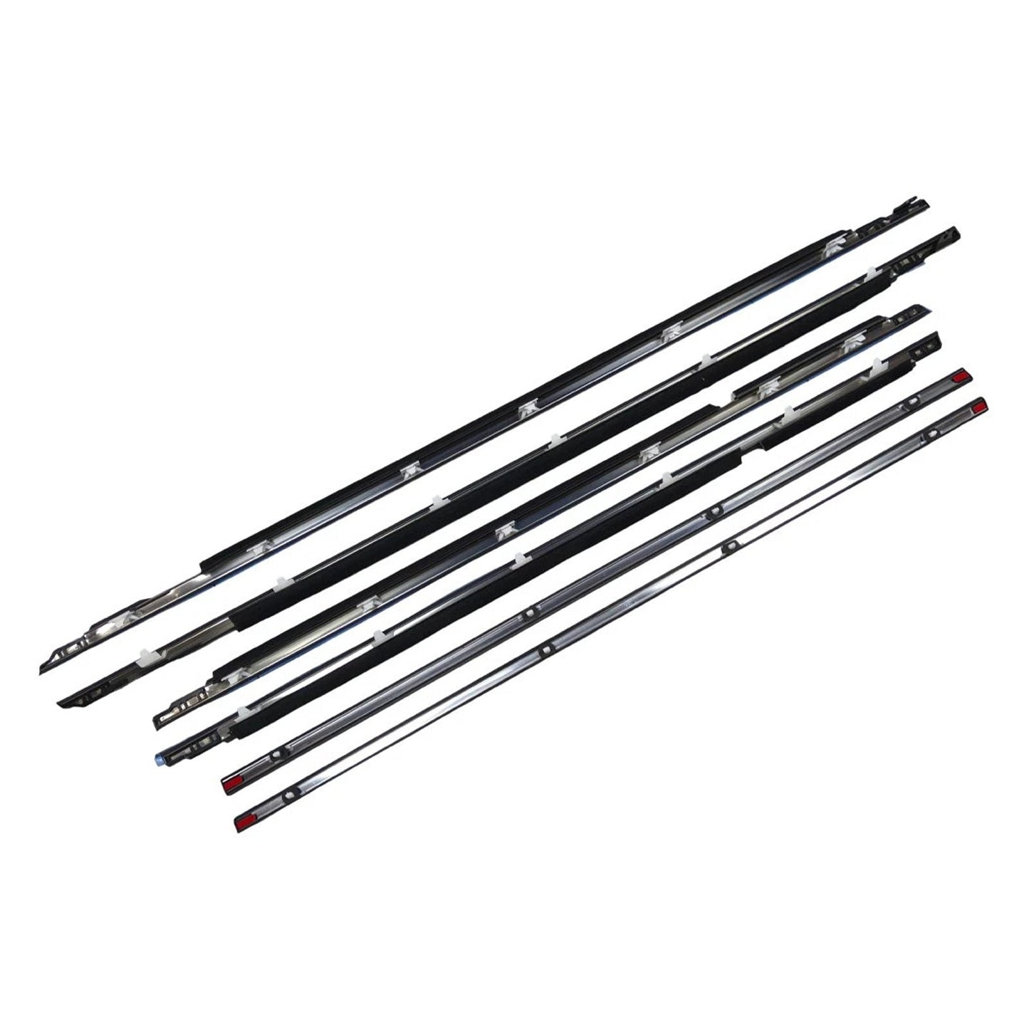 1991-1997 Toyota Land Cruiser 80 Series 6PCS Door Belt Molding 75710-60011 75720-60011