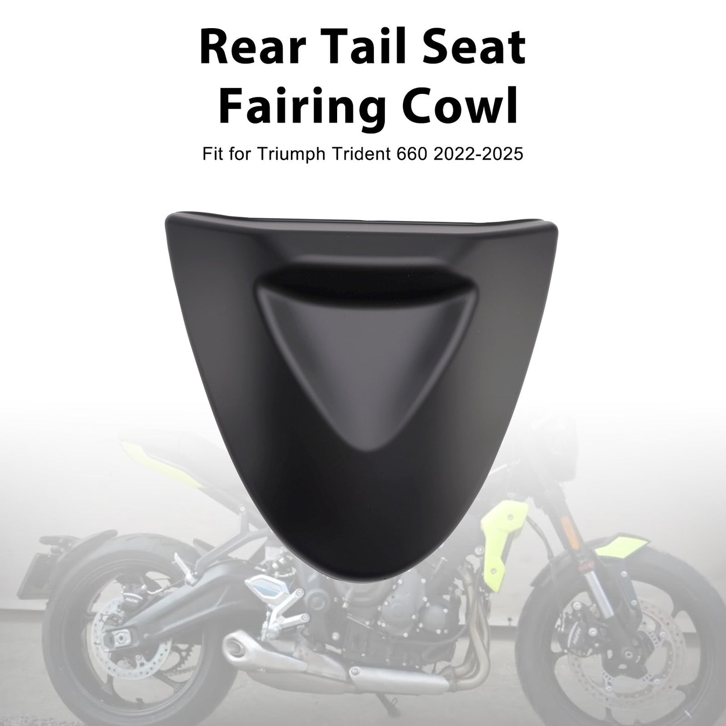 Rear Tail Seat Fairing Cowl Cover For Trident 660 2022-2025