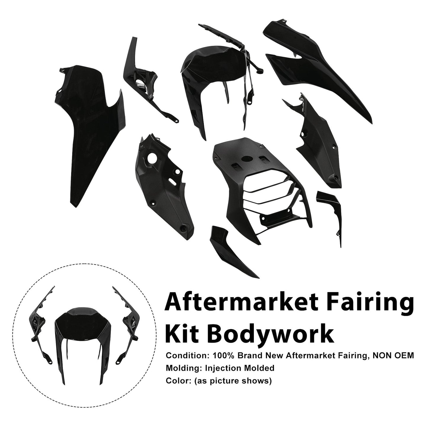 Injection Bodywork Fairing Kit for 390 DUKE 2017-2023