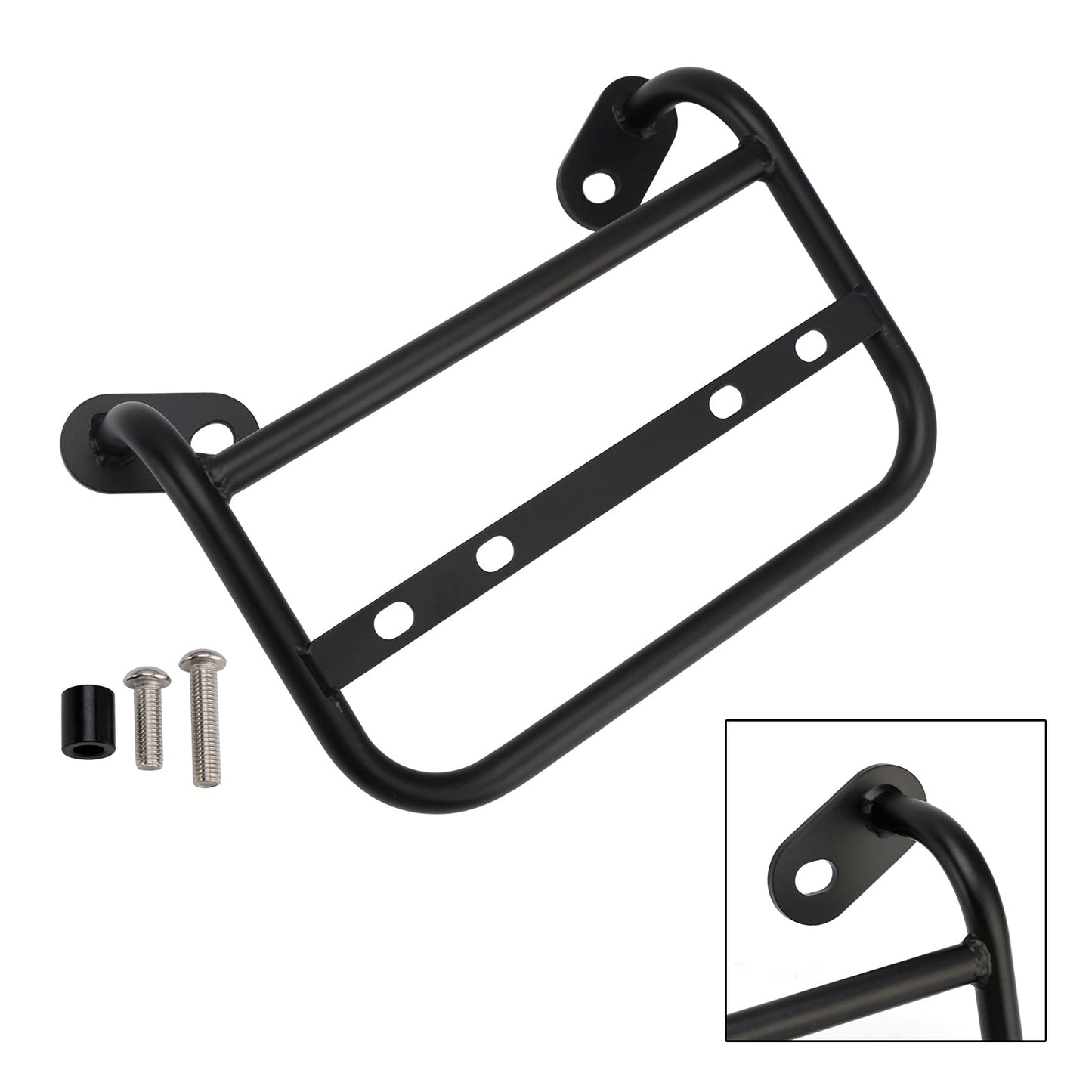 2024-2025 BMW R12 Saddlebag Support Mounting Bracket Racks Black Steel Left+ Right