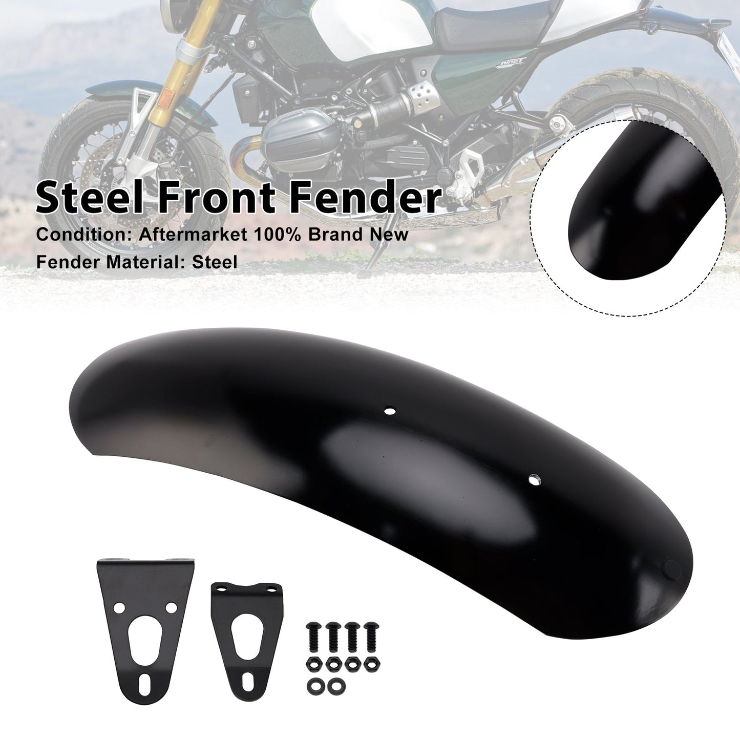 2021-2023 BMW R nineT Option 719 Steel Front Fender
