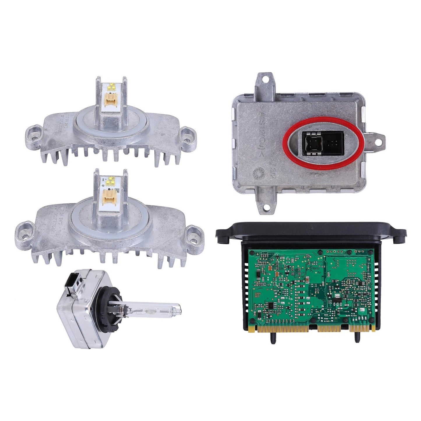 2012-2015 BMW 328i Adaptive Xenon Ballast Control Module Kit 63117398766 63117311243