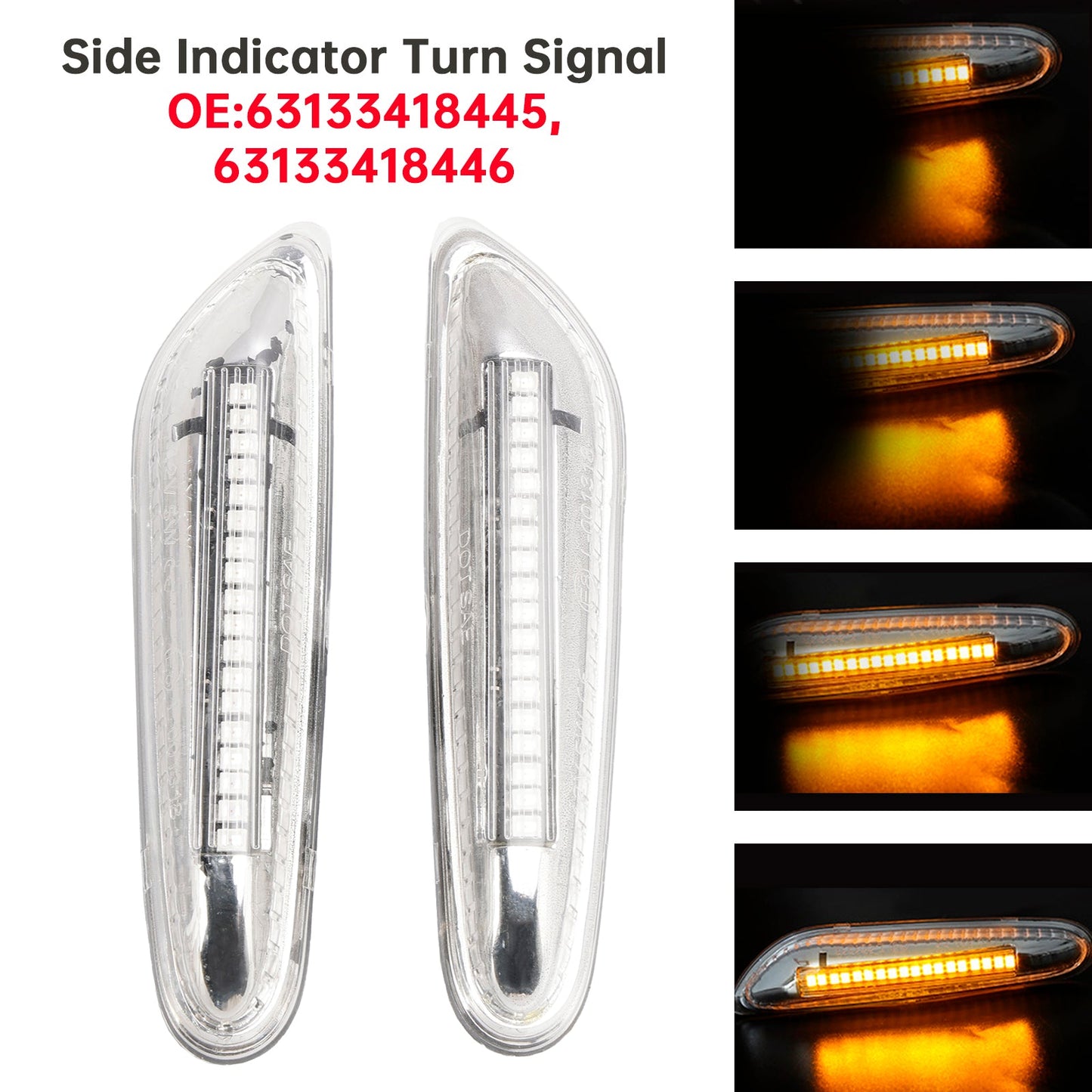 2013-2015 BMW X1 Series E84 LED Sequential Blinker Side Indicator Turn Signal