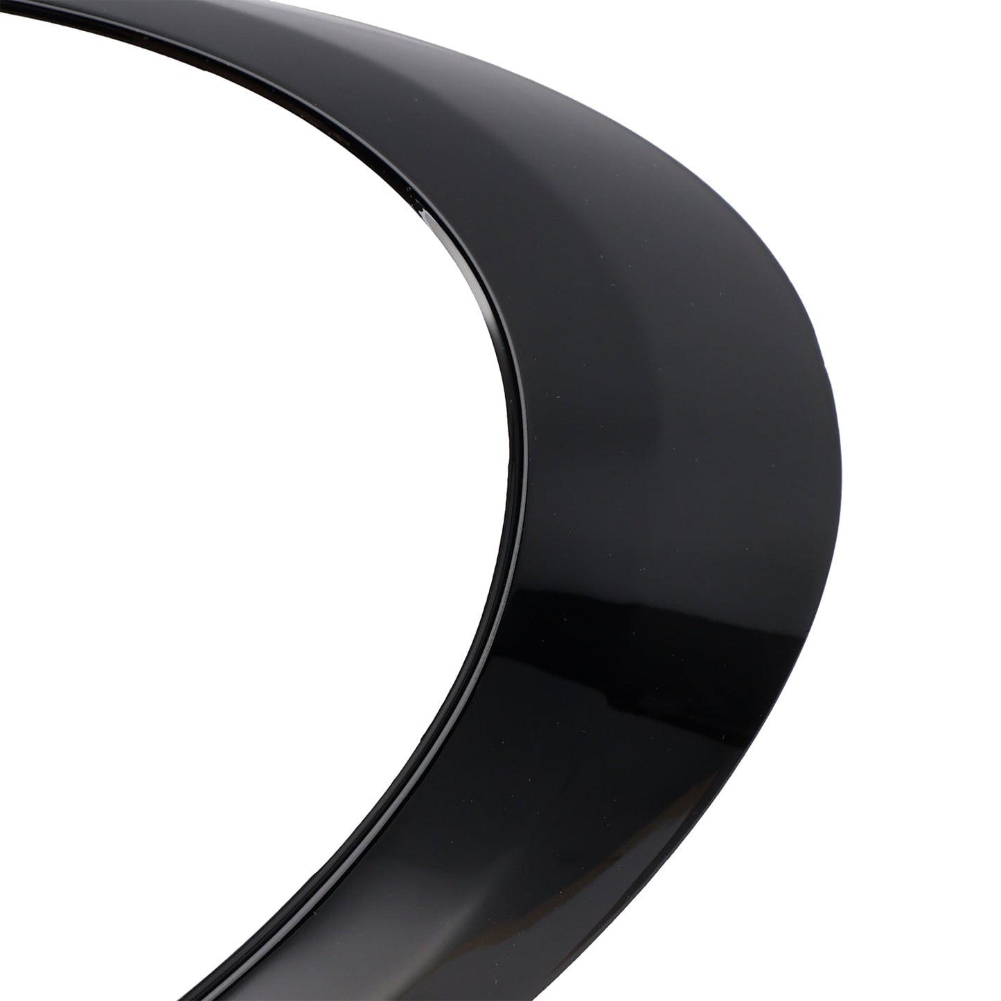 Left+Right Rear Taillight Lamp Trim Ring For Fiat 500L 2014-2020 Black