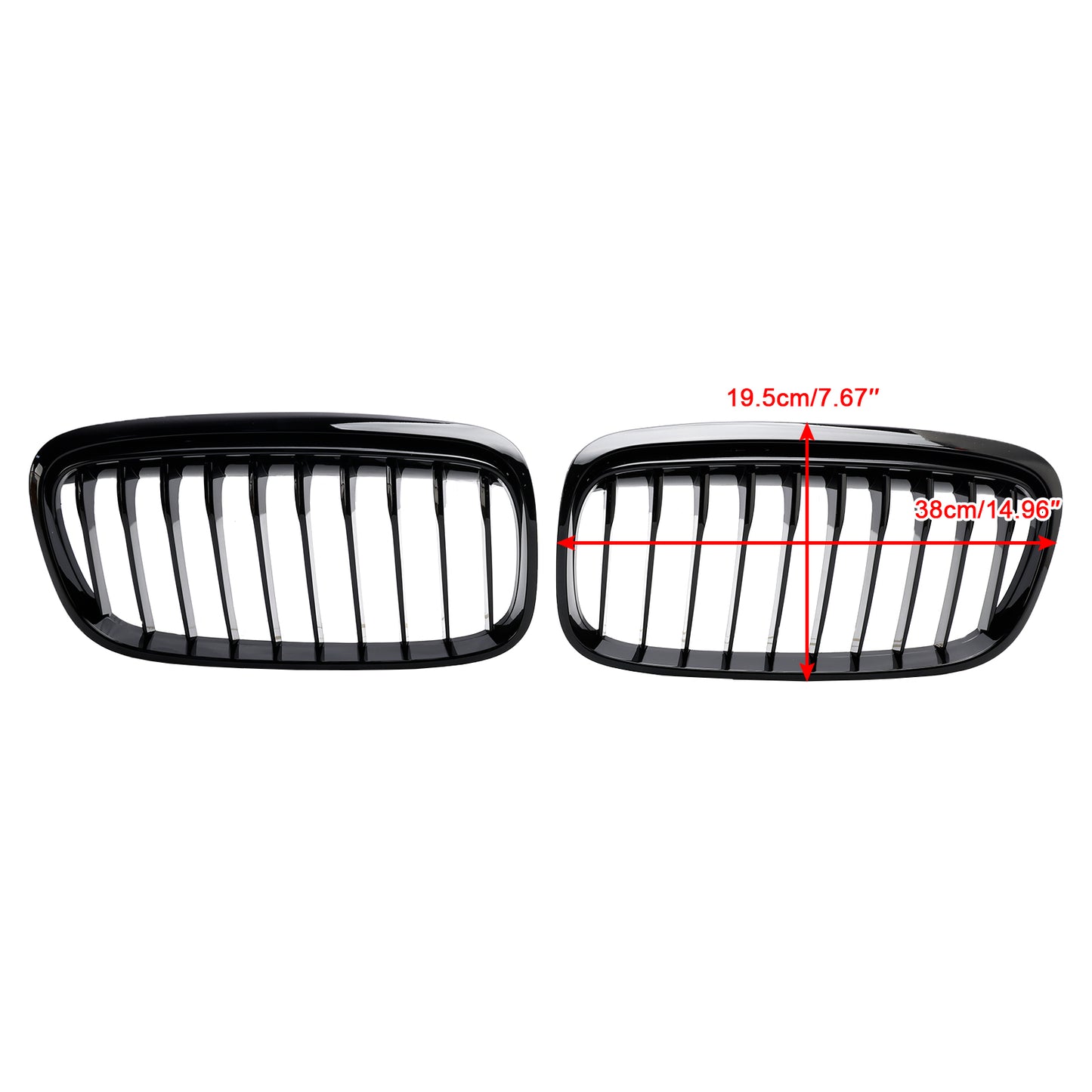 Gloss Black Front Grille Grill Fit BMW 2 Series Gran Tourer F45 F46 2015-2018