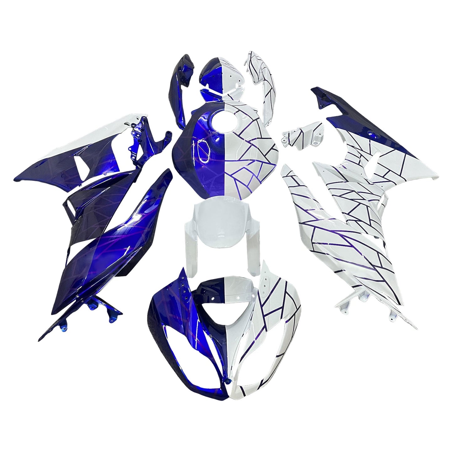 Injection Fairing Kit Bodywork Plastic ABS fit For Kawasaki ZX6R 636 2009-2012