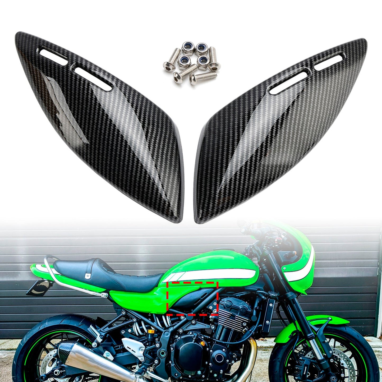 2018-2024 Kawasaki Z900RS Gas Tank Side Cover Panel Fairing Cowl