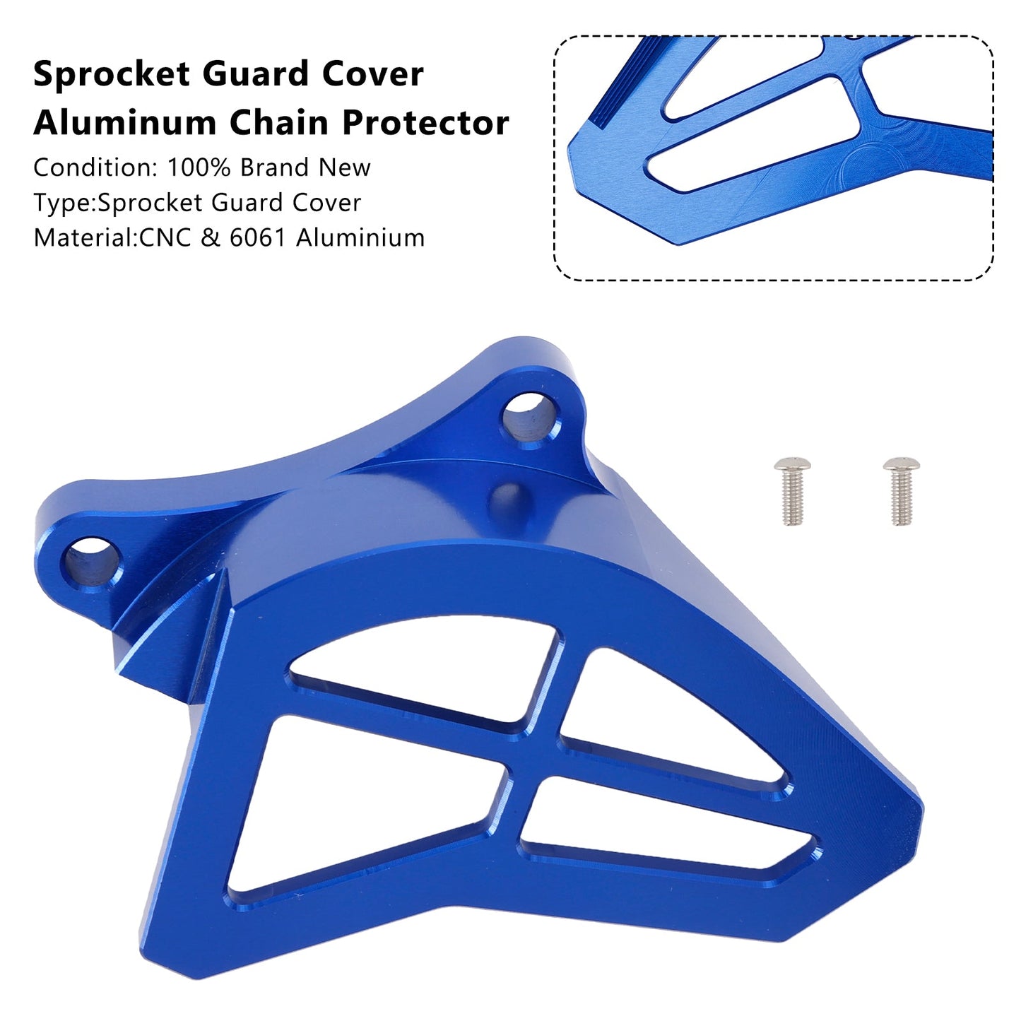 1993-2004 Yamaha YZ125 Sprocket Guard Cover Aluminum Chain Protector