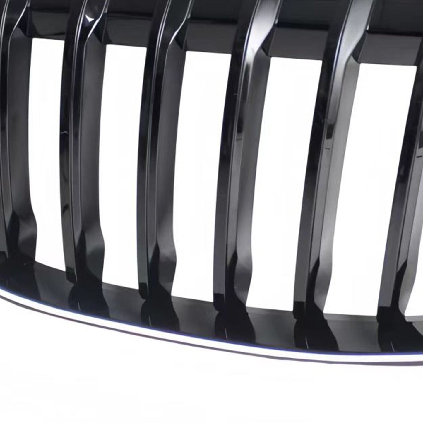 2016-2019 Fit BMW X1 F48 F49 2PCS Gloss Black Front Kidney Grill Grille
