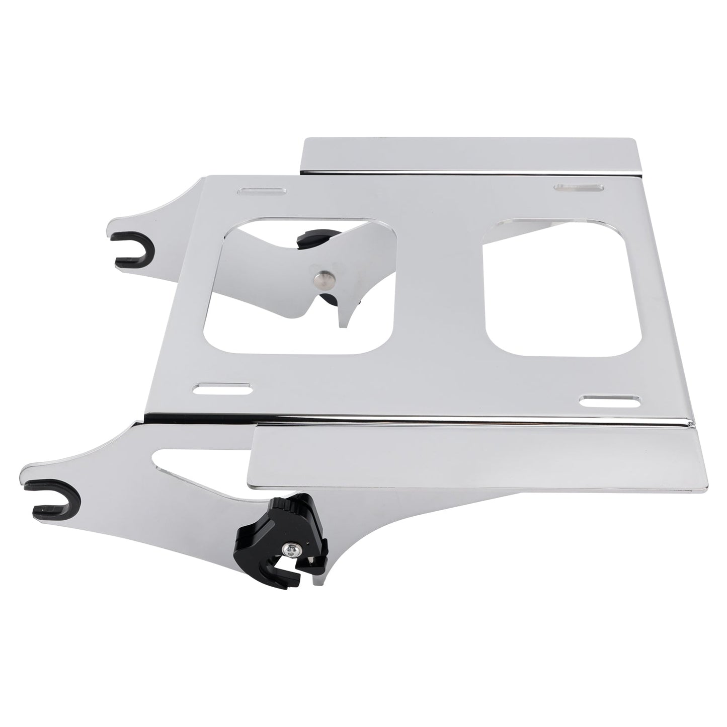 2009-2025 Street Electra Glide Road King Two Up Mounting Luggage Rack Chrome