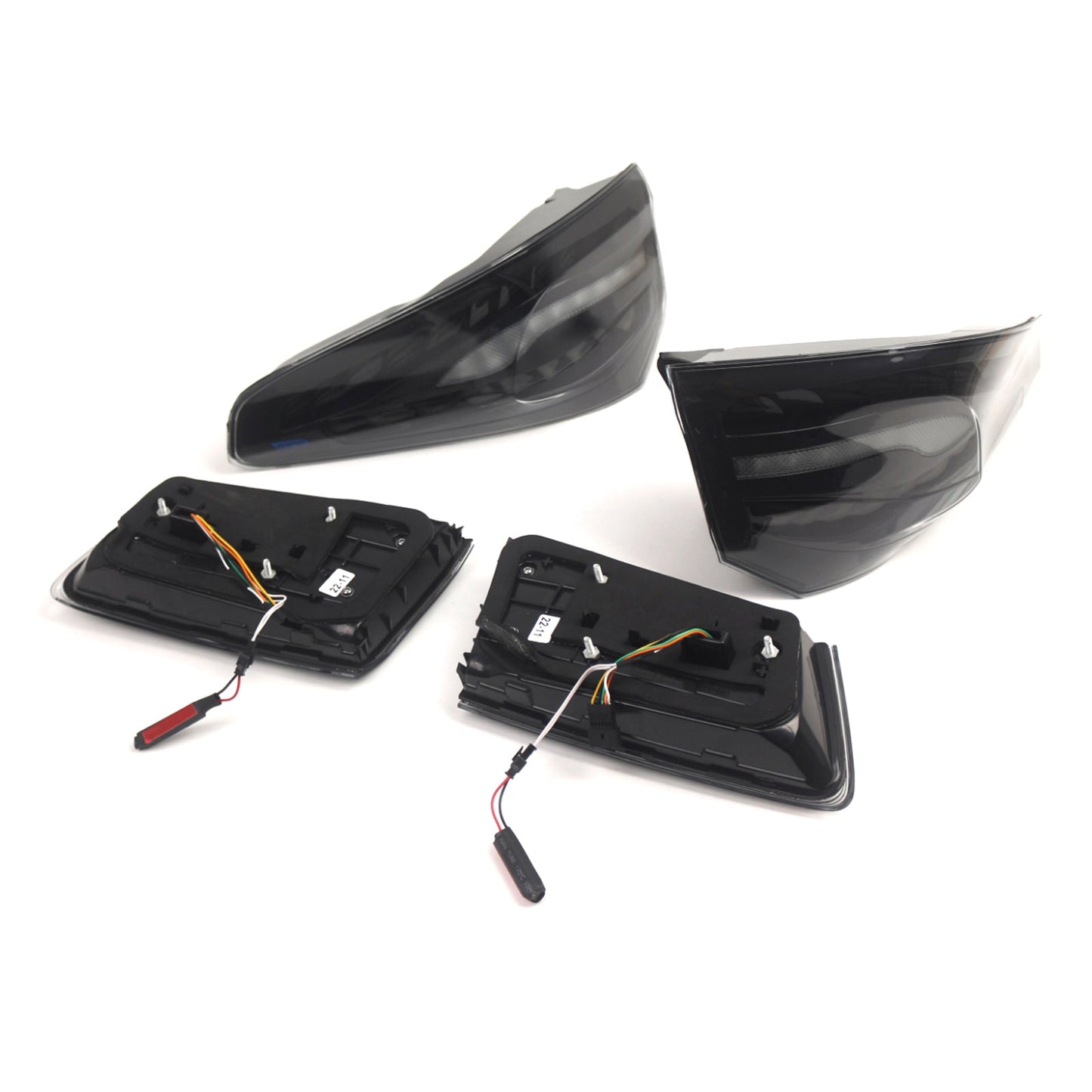 2018-2020 BMW 5 G30 G38 L&R Smoked LED Tail Lights Rear Lamp Assembly 63217376469 63217376470