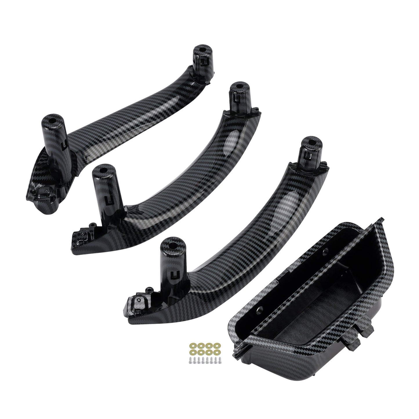 Carbon Fiber Interior Door Handle Kit 51417250307 for BMW X3 (F25) X4 (F26)
