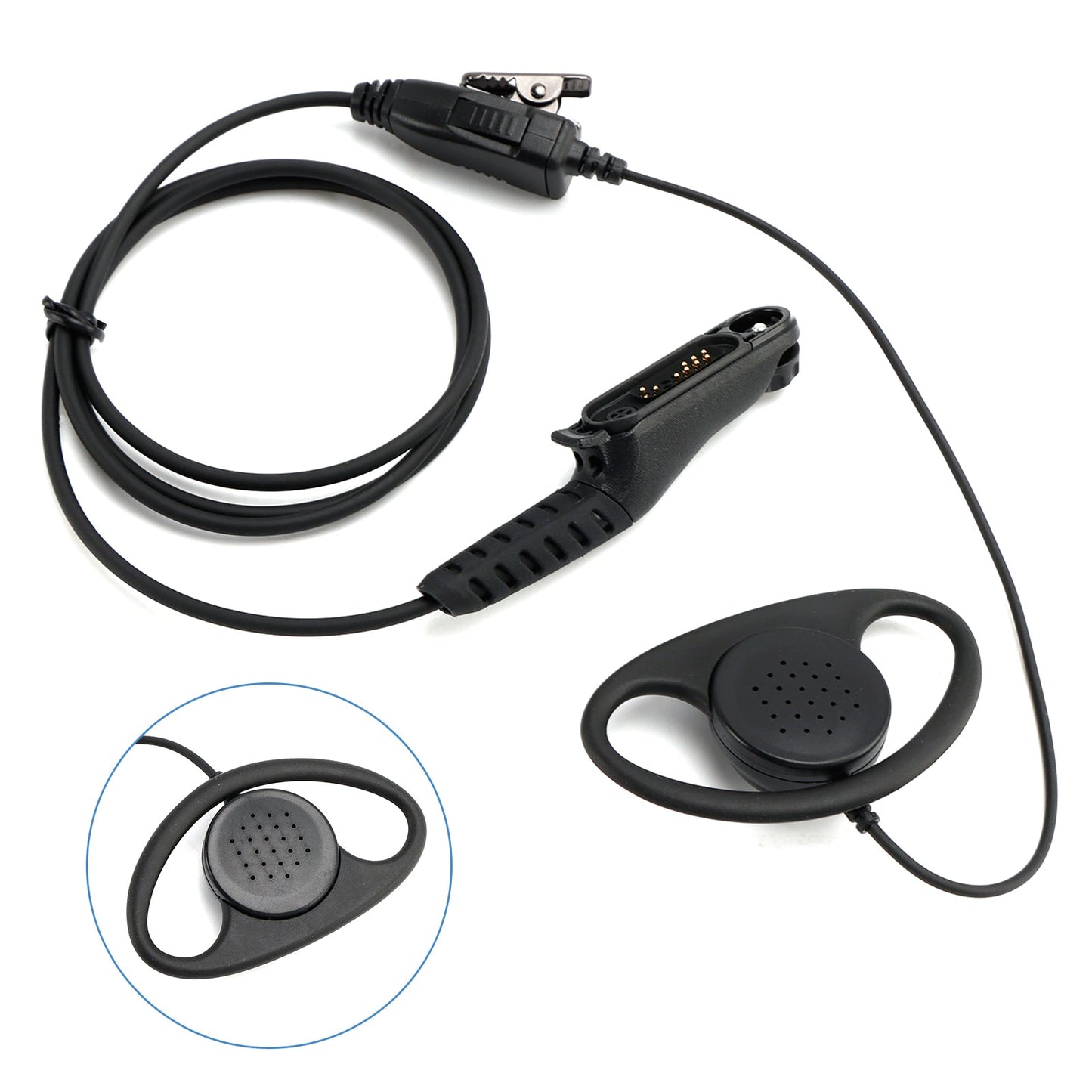 D Type Large Earhook Headset R7-018-D For R7 R7A MXP600 ION APXN70 APXN50 APXN30