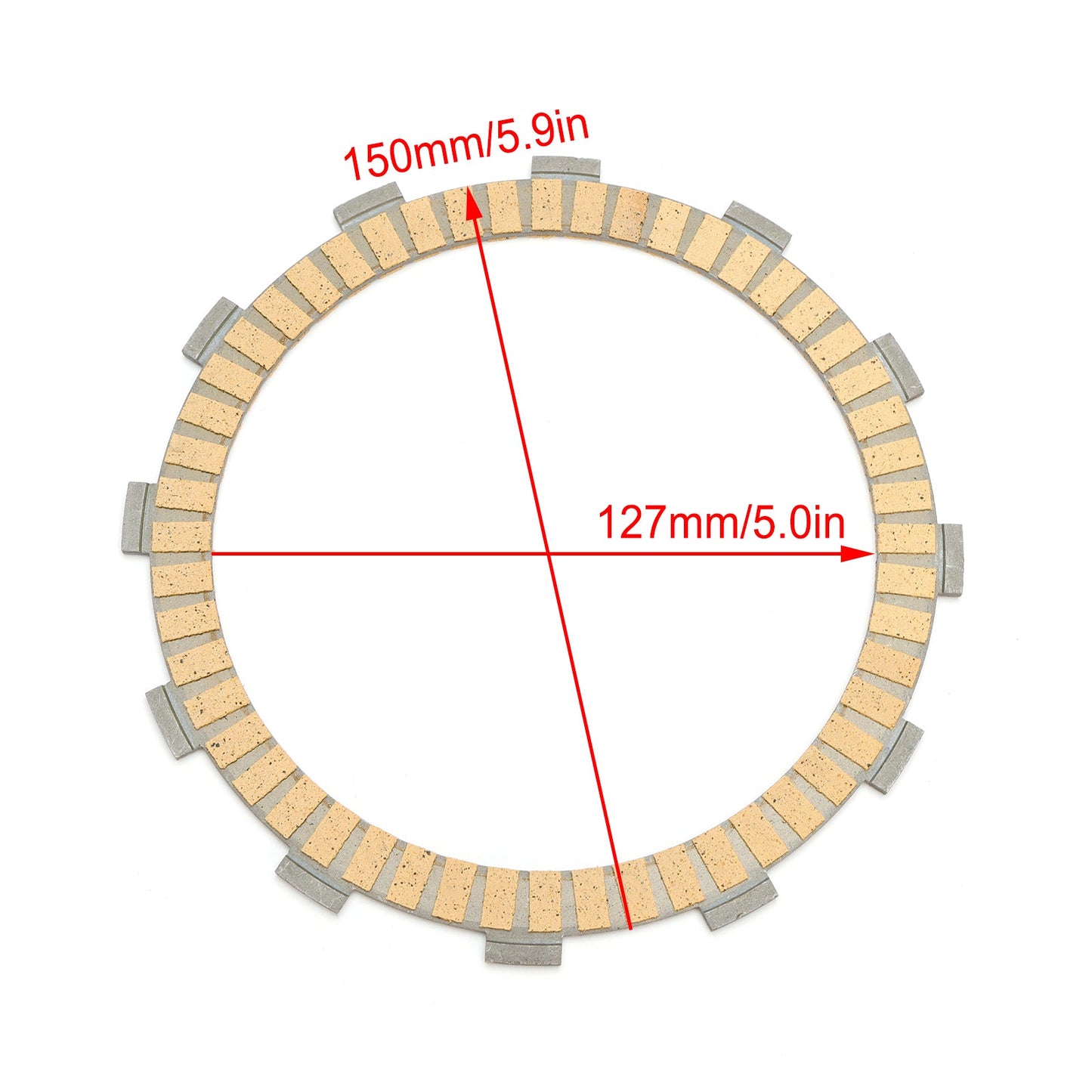 Clutch Friction Plate Kit fit for Suzuki GSX1300RR Hayabusa 1300 2022-2024