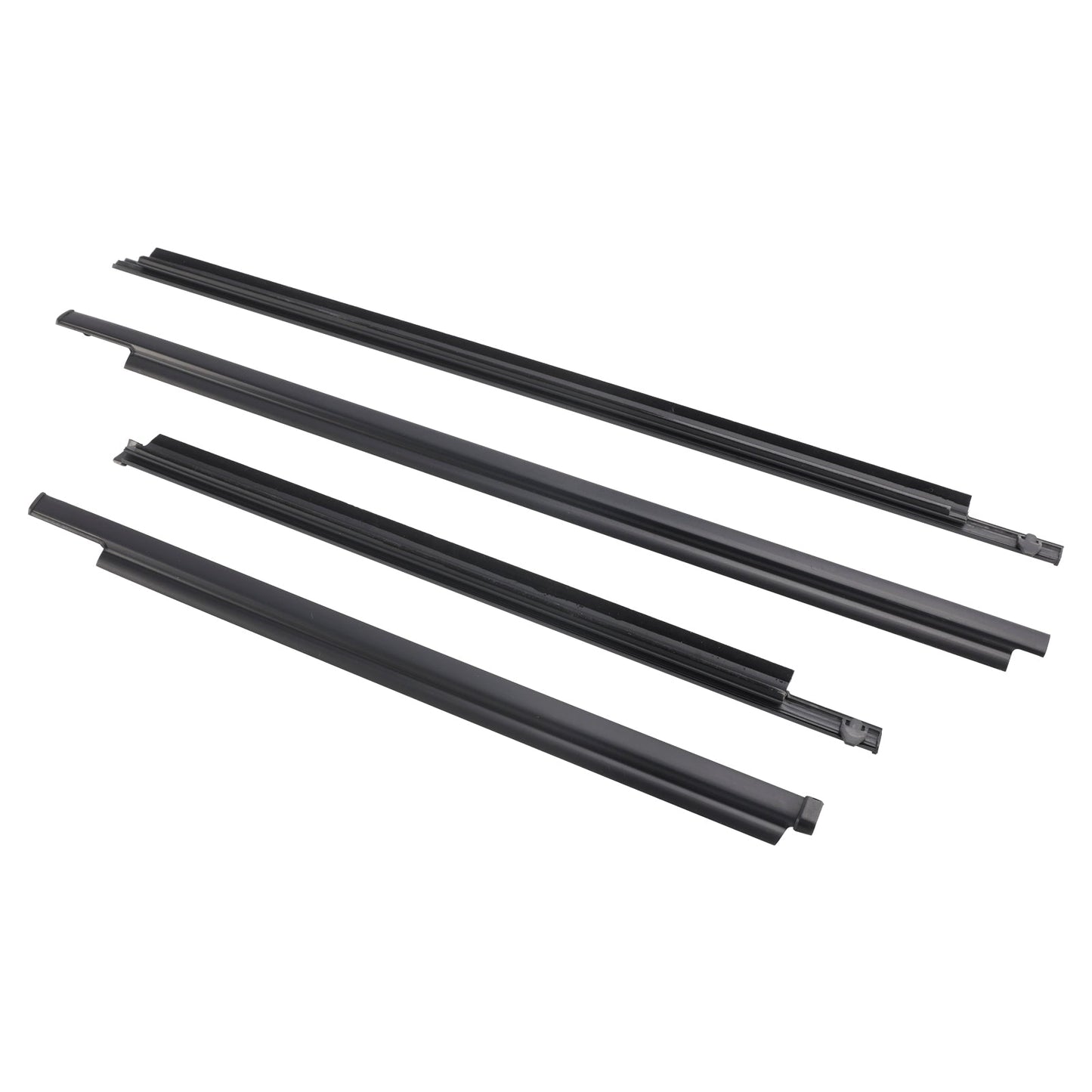 1996-2001 TOYOTA 4RUNNER 4PCS Door Glass Belt Outer Molding Weatherstrip