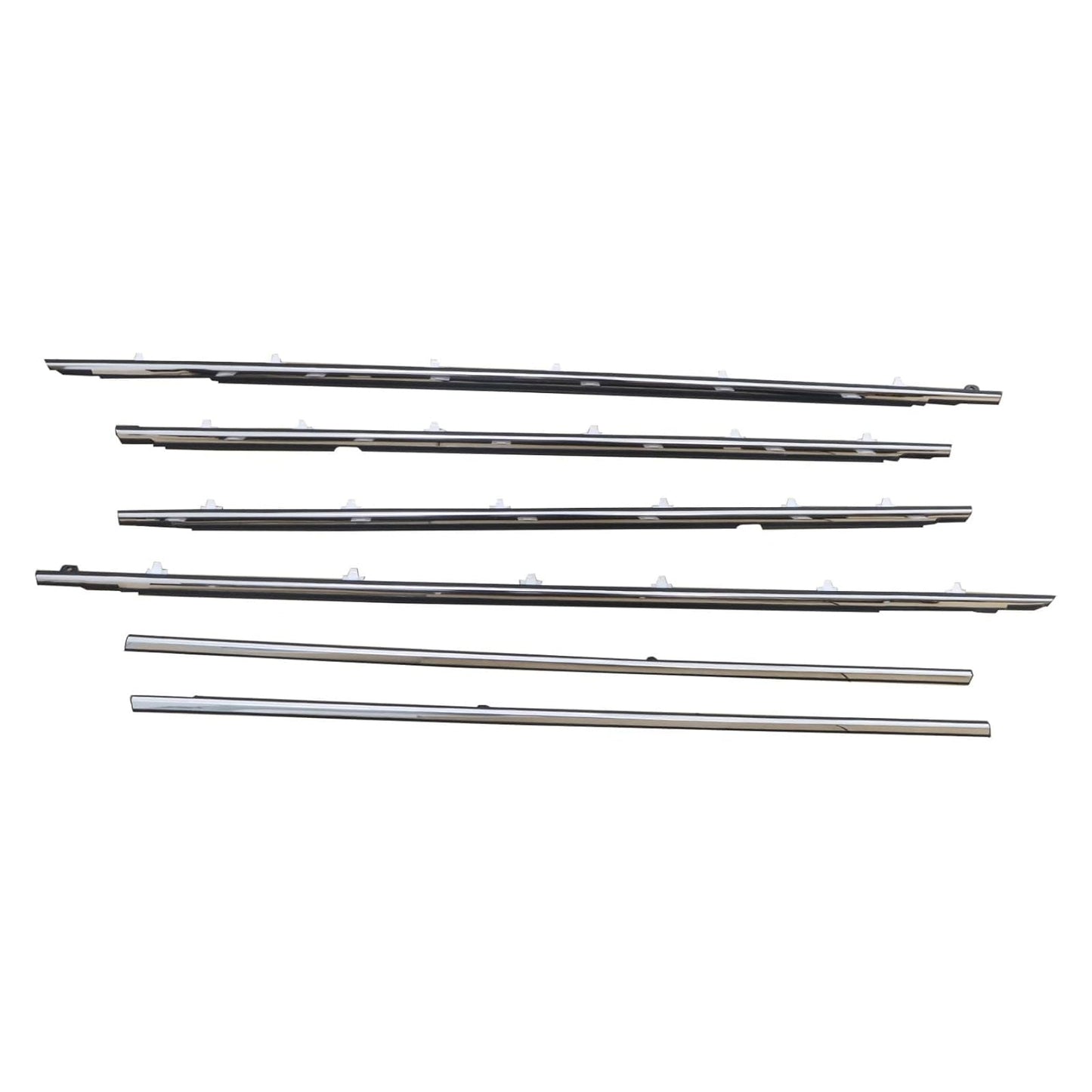 1991-1997 Toyota Land Cruiser 80 Series 6PCS Door Belt Molding 75710-60011 75720-60011