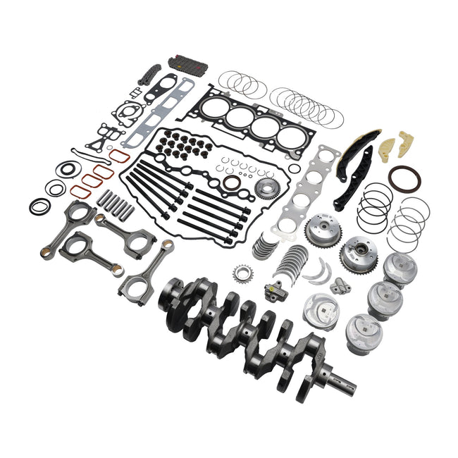 Kia 2.4L G4KJ Engine Overhaul Rebuild Kit w/Crankshaft & Rods & Timing Kit