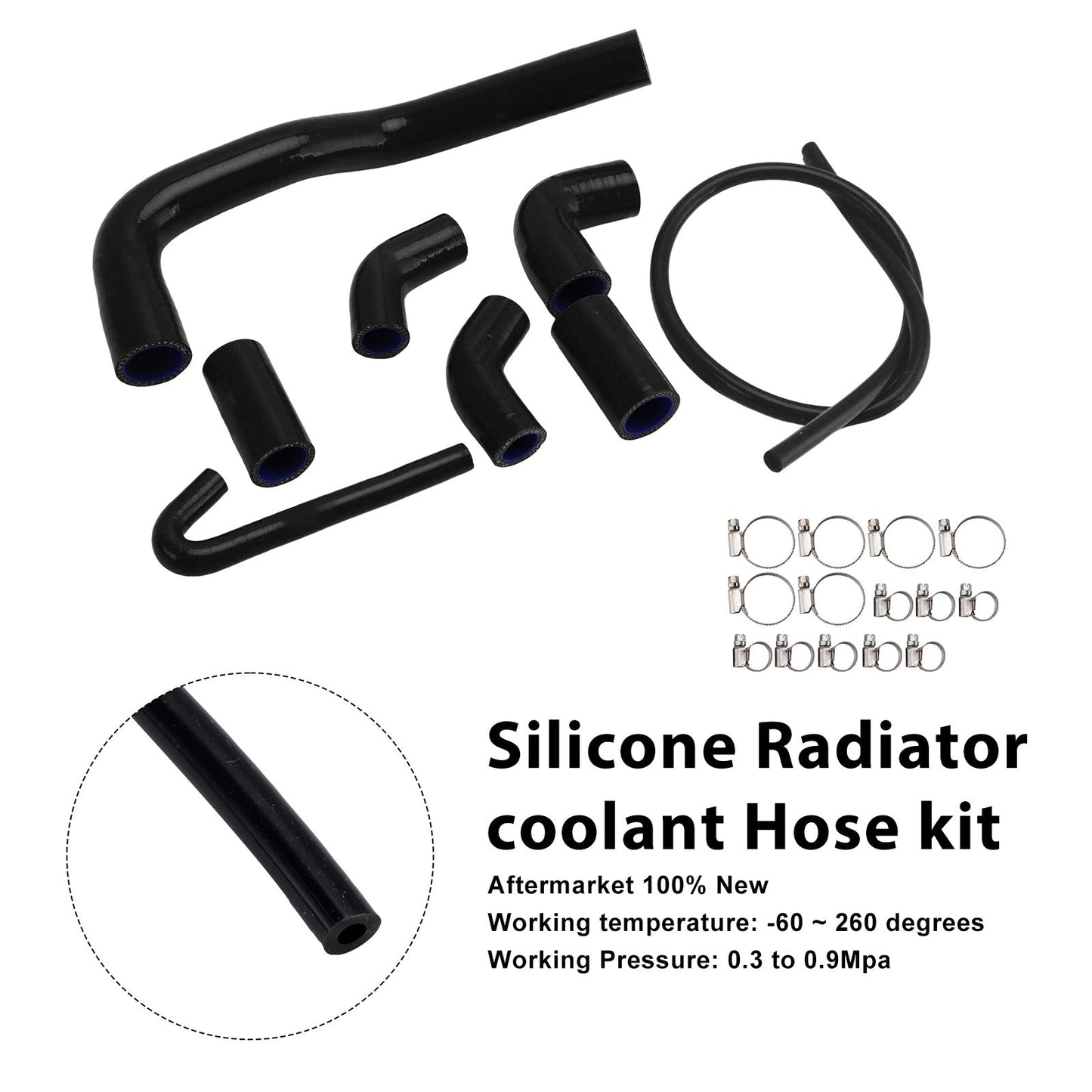 2020-2025 Ducati Streetfighter V4 V4S Silicone Radiator coolant Hose