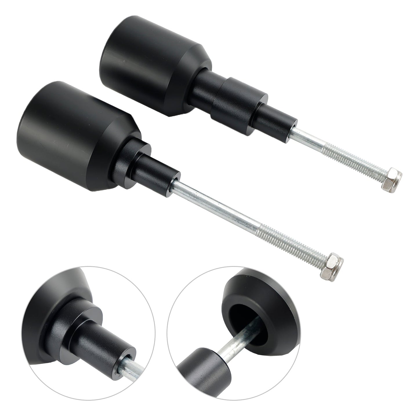 2017-2023 KAWASAKI Z650 NINJA 650 Crash Bobbin Protector Slider Aluminum Black