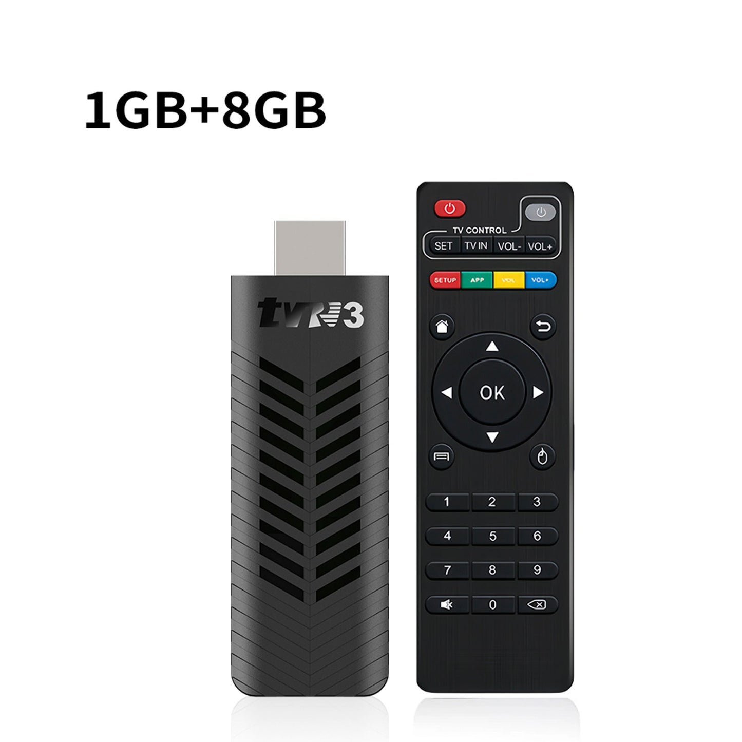 TVR3-S TV Stick Android14.0 Ram 1GB ROM 8GB Dongle Set-Top Box 4K Player TV BOX