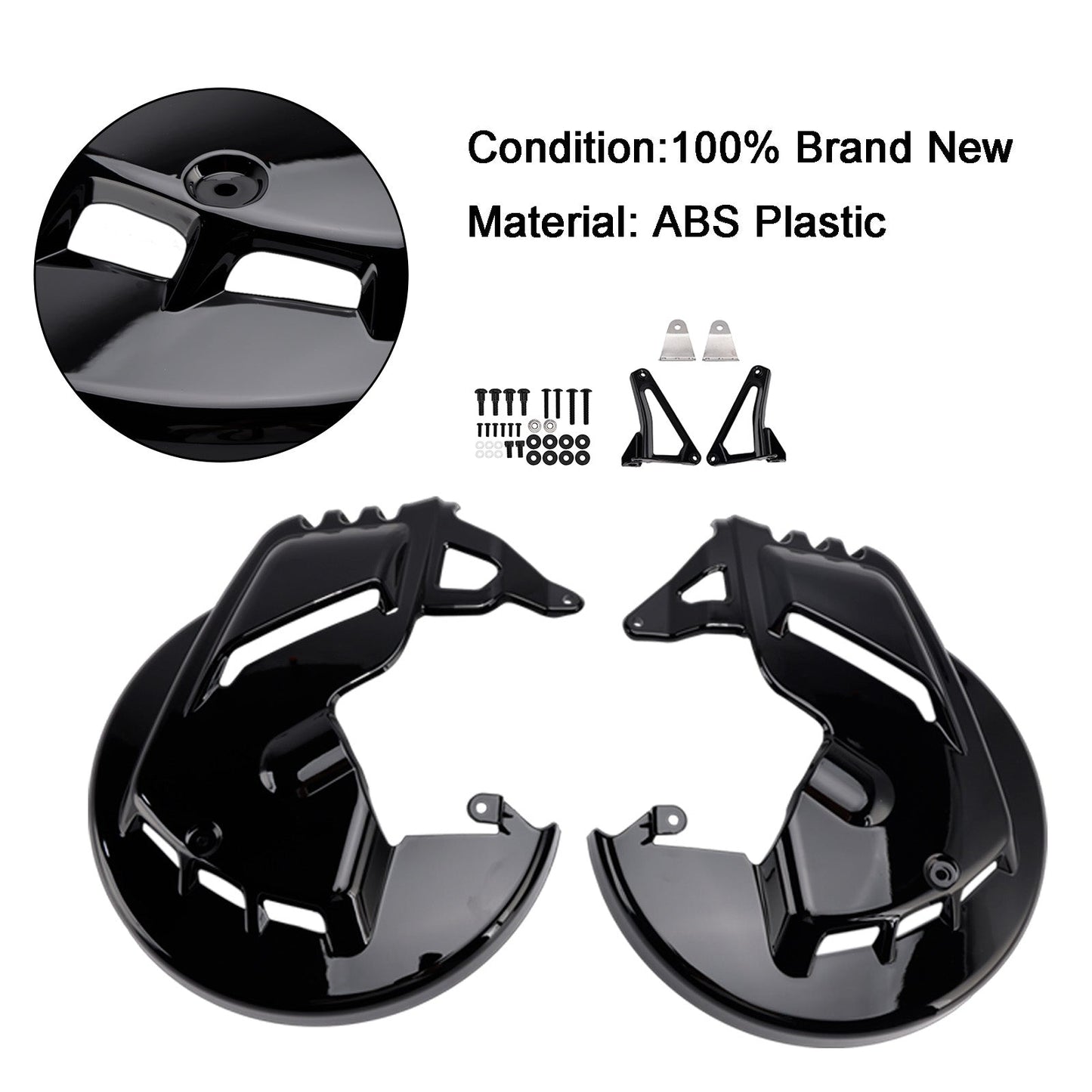 2001-2015 For Honda Goldwing and Goldwing Tour models Front Brake Disc Rotor Covers