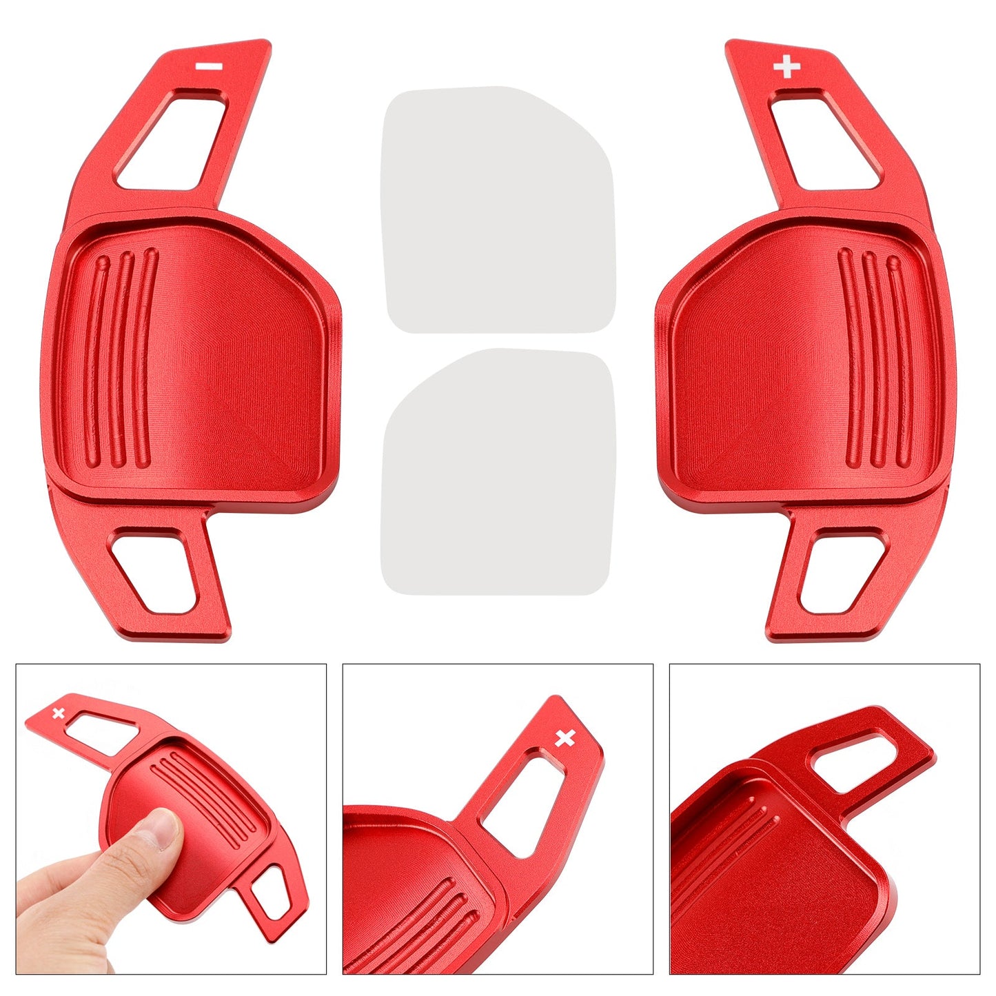 Steering Wheel Paddle Shifter For Audi A3 A4 A5 A6 TT Q5 08-14 Aluminium