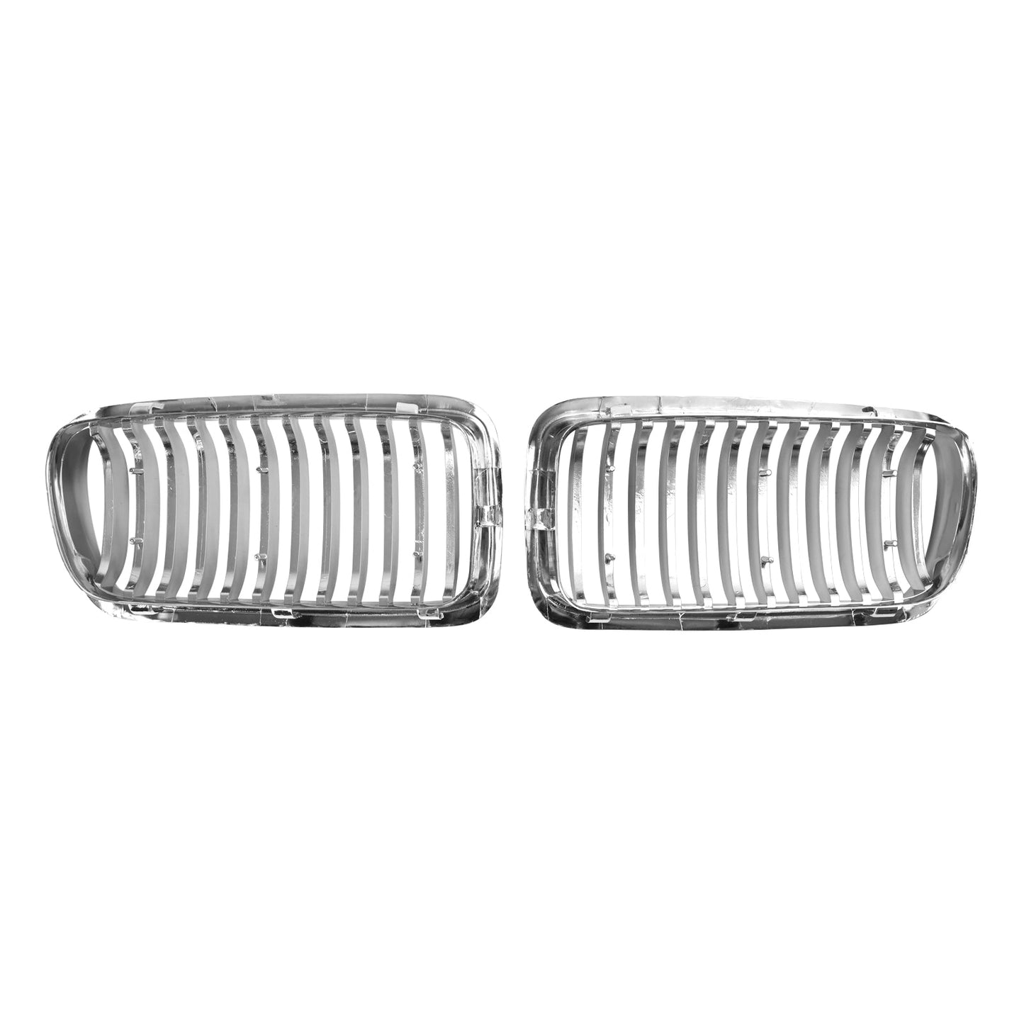 1994-2001 BMW 7 Series E38 Chrome Front Kidney Grill Grille 2PCS