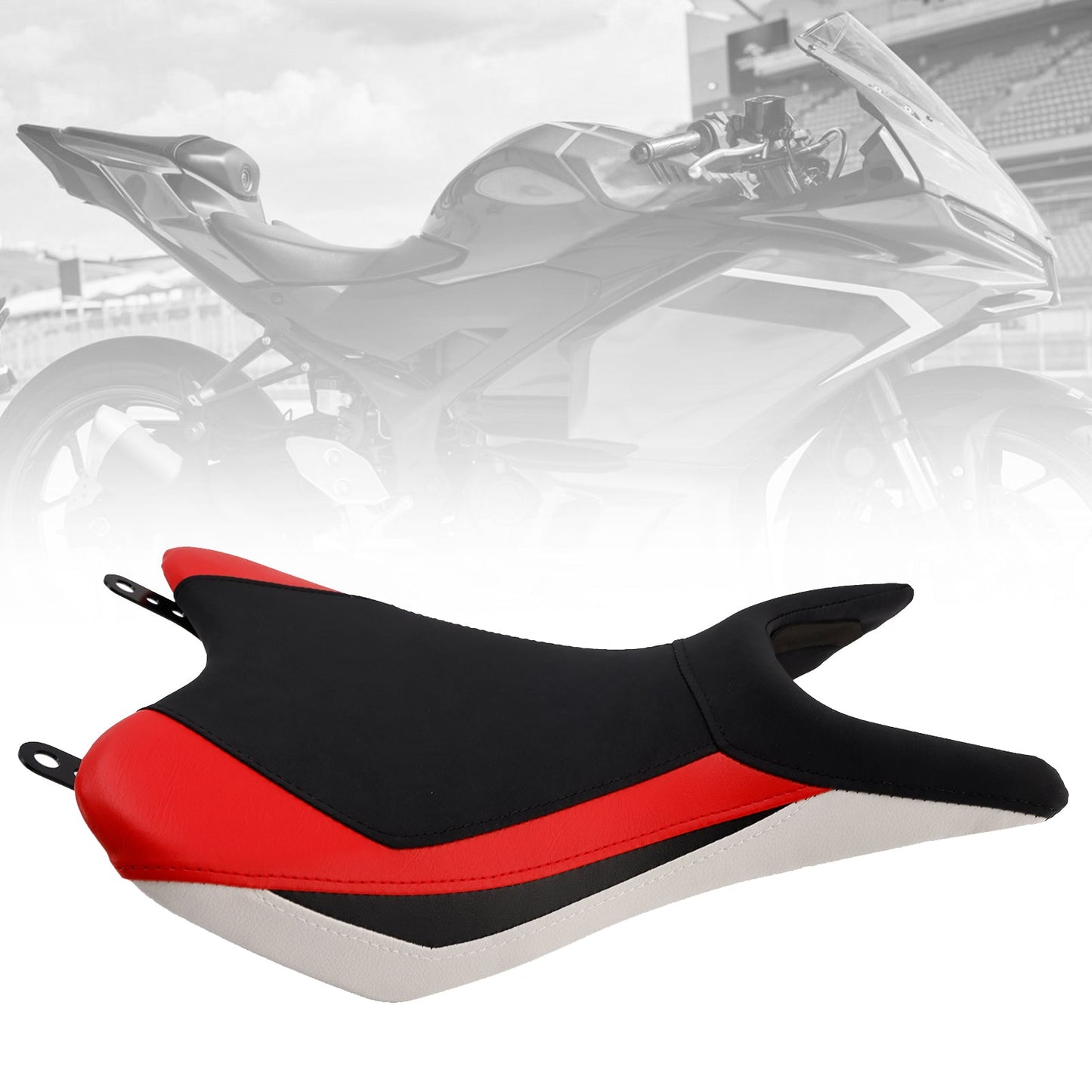 2025+ Yamaha Yzf-R3 Mt-03 Front Raider Seat Driver Cushion Pu Fit Red