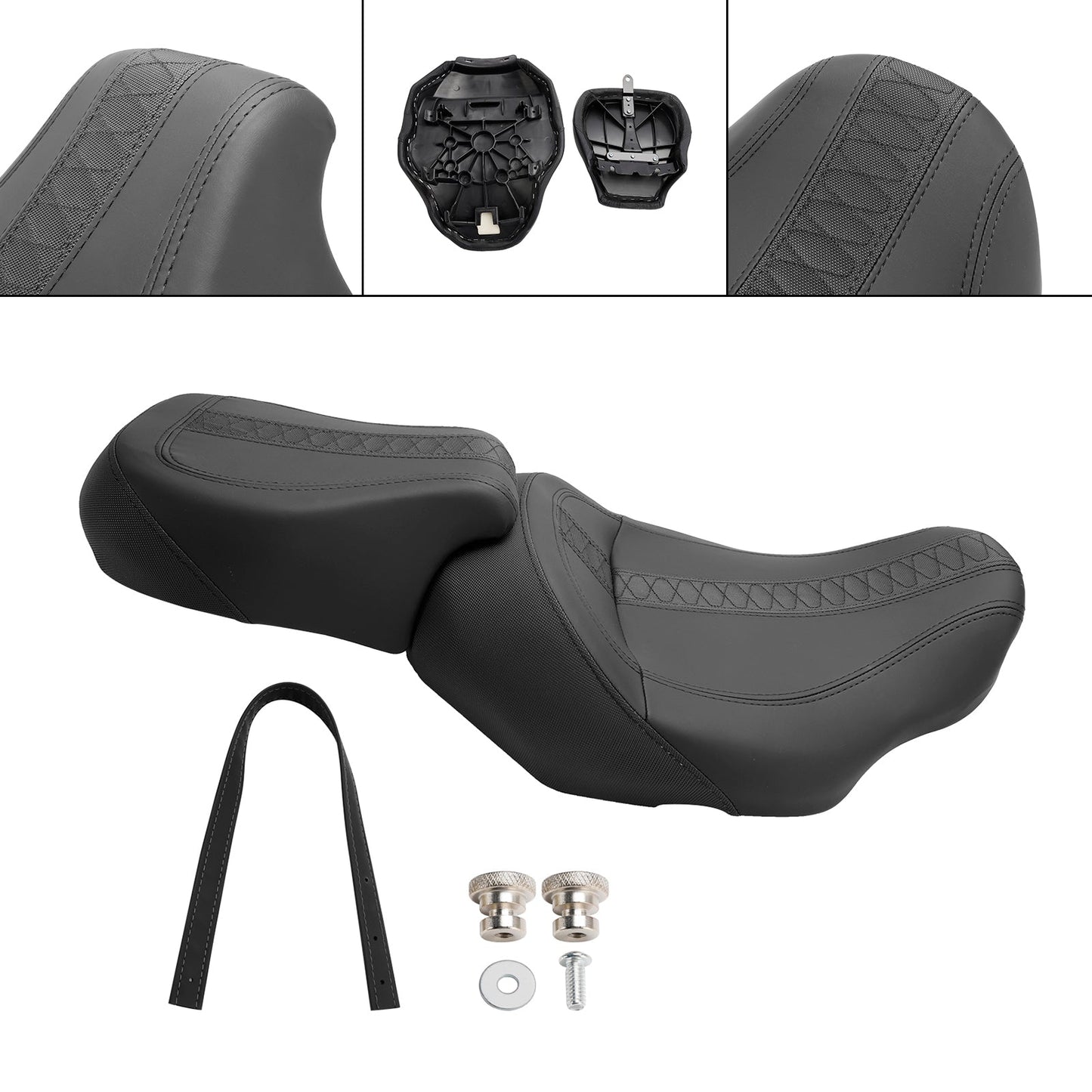 2023-2024 Touring Cvo Glide Rider Passenger Seat Front Rear Cushion