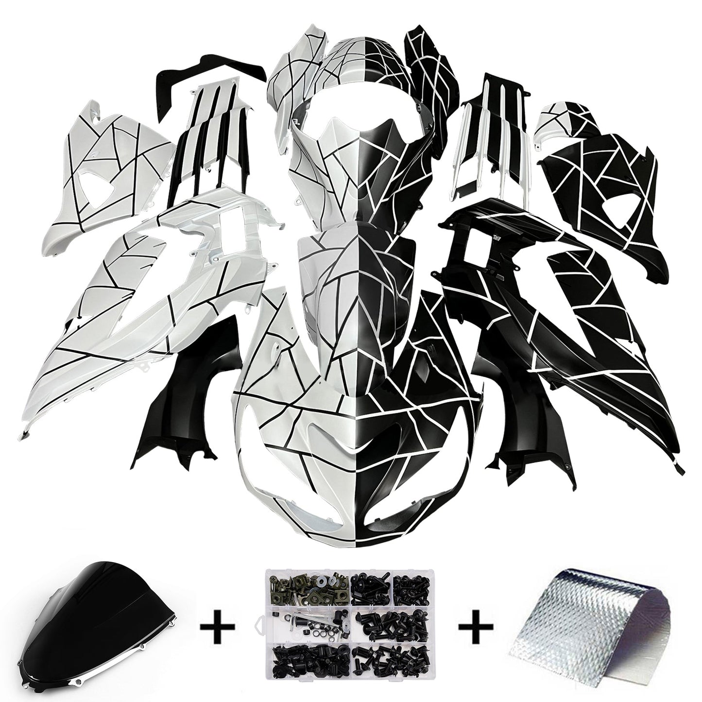 Injection Fairing Kit Bodywork fit For Kawasaki ZX14R ZZR1400 2012-2025