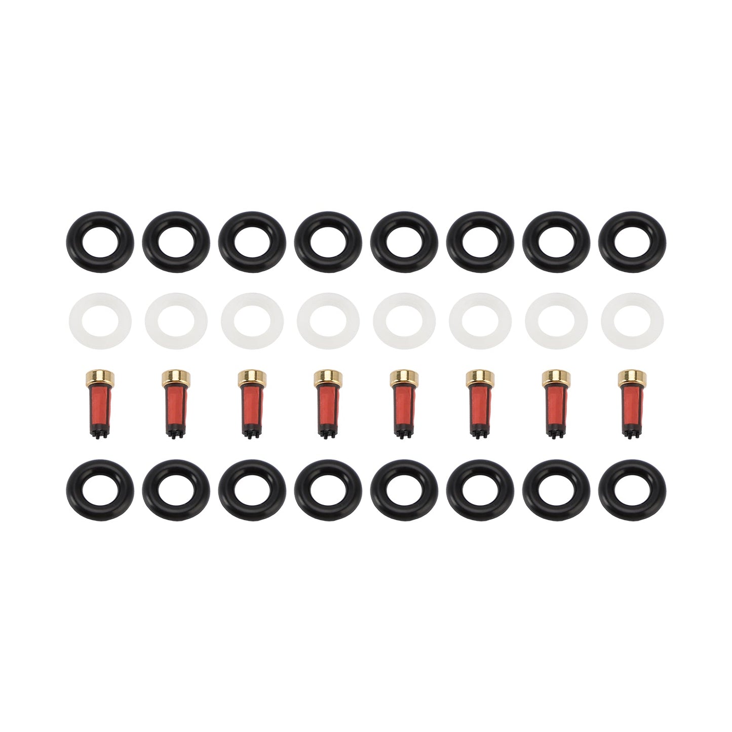 8PCS Fuel Injector Service Kit O-Ring 0280156101 Fit Porsche Cayenne S 4.5L