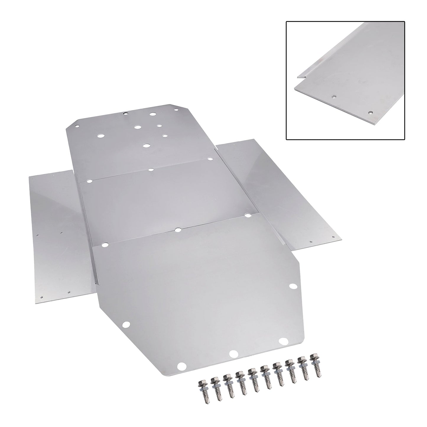 Aluminum Skid Plate Chassis Protector For Polaris Rzr 800 2008-2014 S 900 15-16