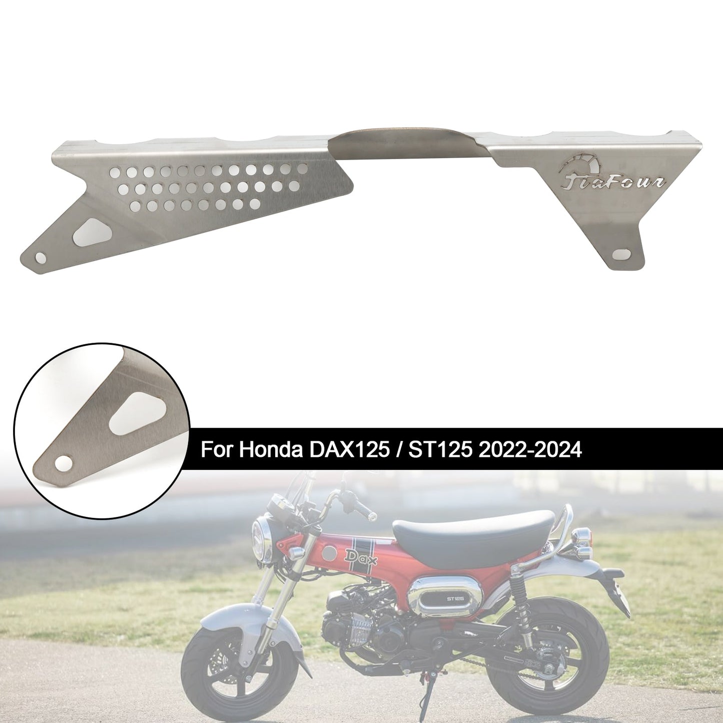 Sprocket Chain Guard Cover Protector For Honda DAX 125 ST125 2022-2024