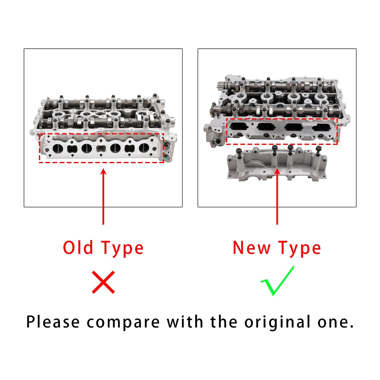 2011-2014 Hyundai Sonata G4KJ Cylinder Head Assembly 221112G510 221112G560