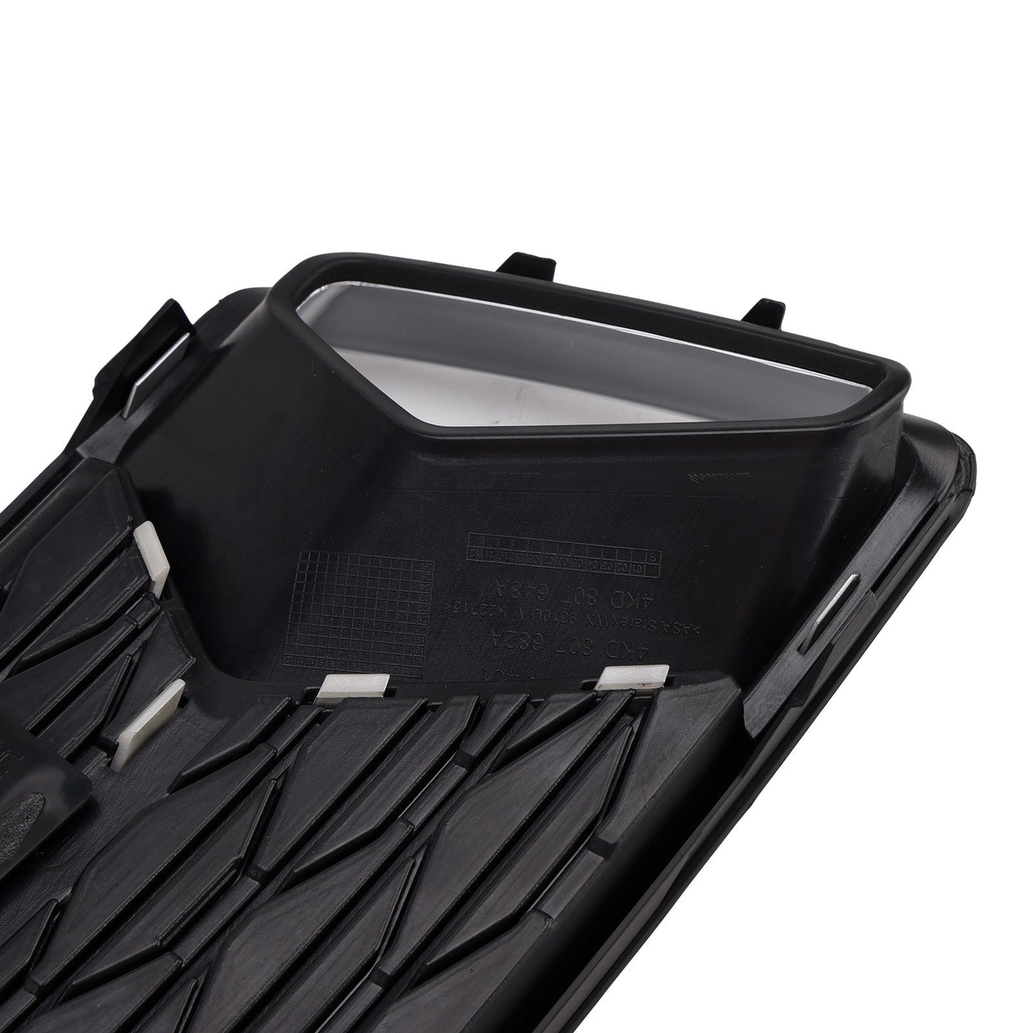 2PCS Front Bumper Grille Grill Fog Light Cover Fit Audi A6 C8 2019-2023