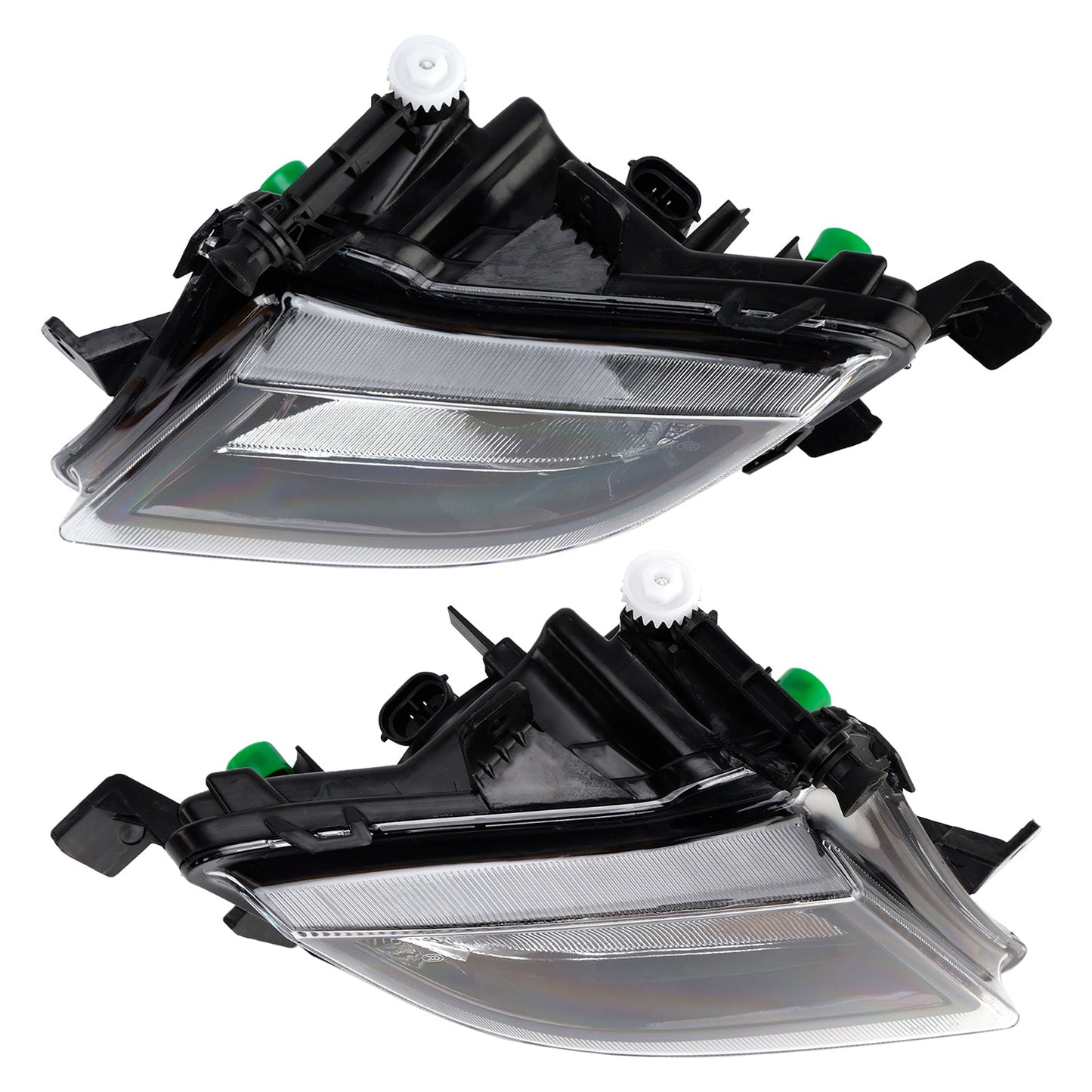 2015-2018 VW Volkswagen Jetta Pair Front Bumper Clear Lens Fog Light Lamp