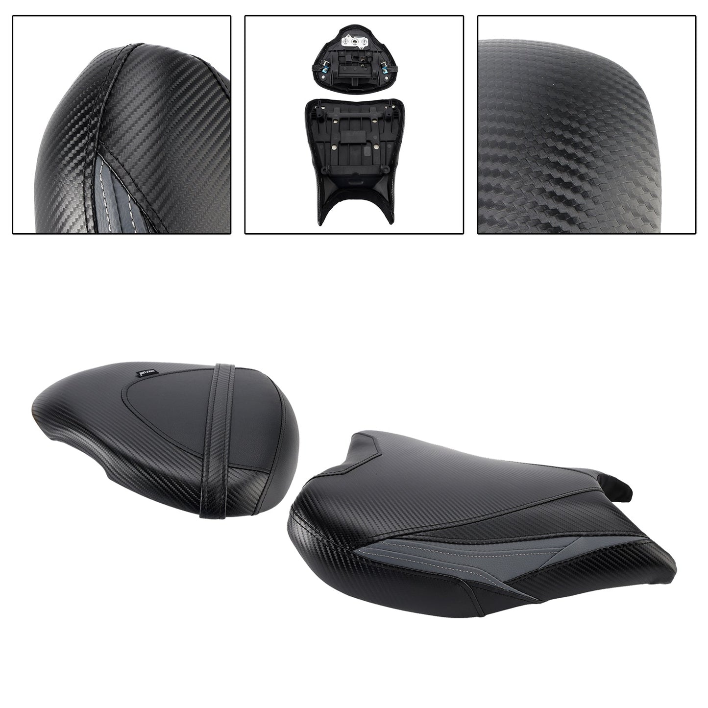 2022-2024 For Suzuki Gsx1300R Front&Rear Raider Passenger Cushion Kit Black2