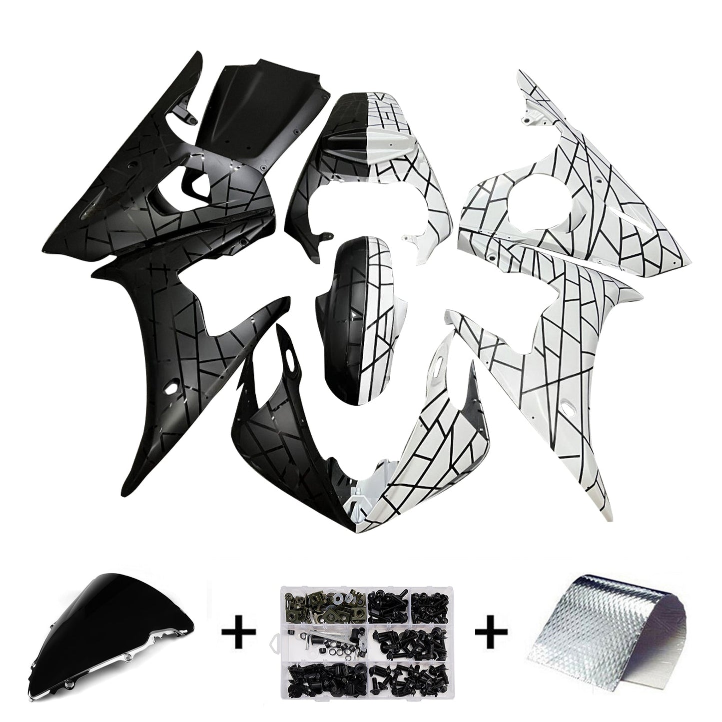 Injection Fairing Kit Bodywork For Yamaha YZF-R6 2003-2004 R6S 2006-2009