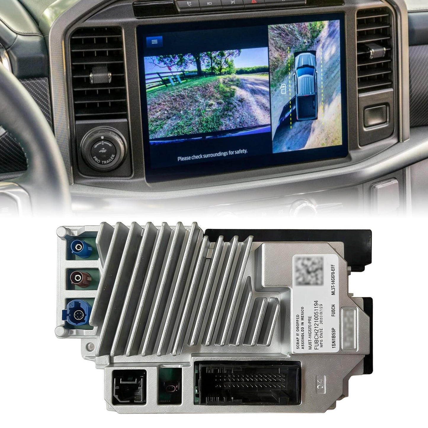 2021 2022 For Lincoln Nautilus SYNC4 APIM VIN Programmed w/ GPS Navigation ML3T-14G670-BFO